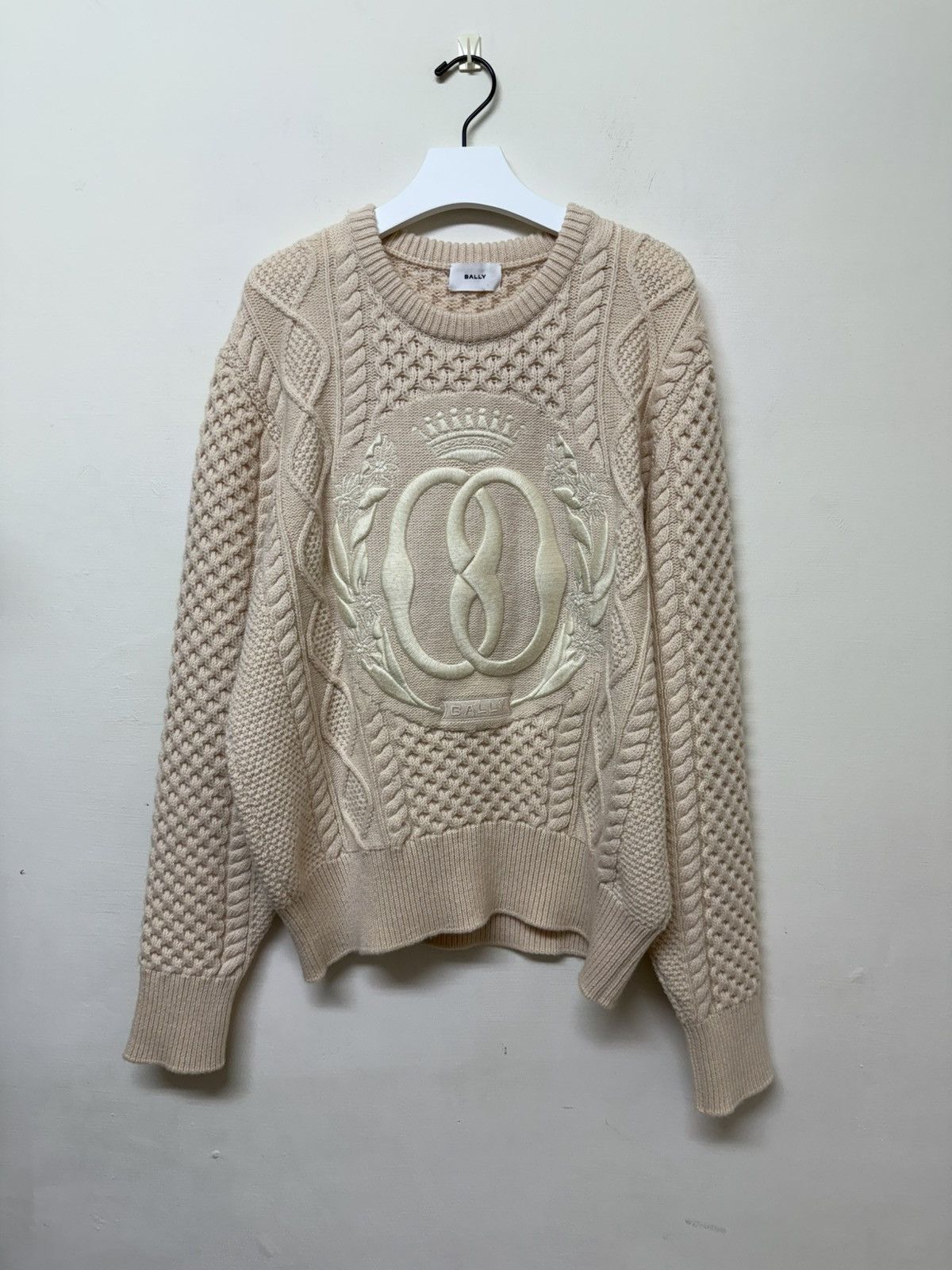 Bally Bally Logo wool knit sweater Size US M / EU 48-50 / 2 - 1 Thumbnail