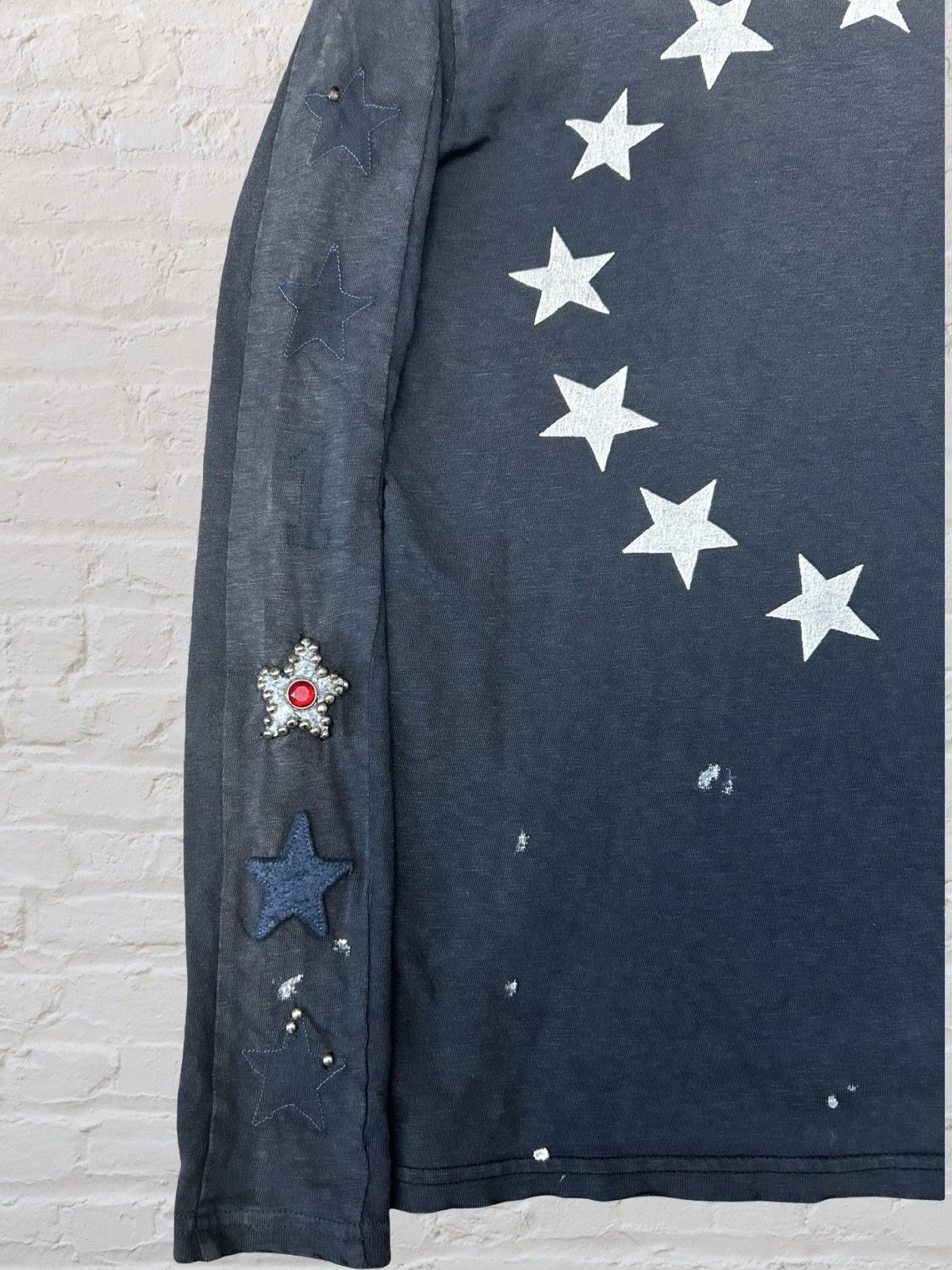 Kapital Kapltal damaged star print long sleeve t shirt kountry Size US M / EU 48-50 / 2 - 6 Thumbnail
