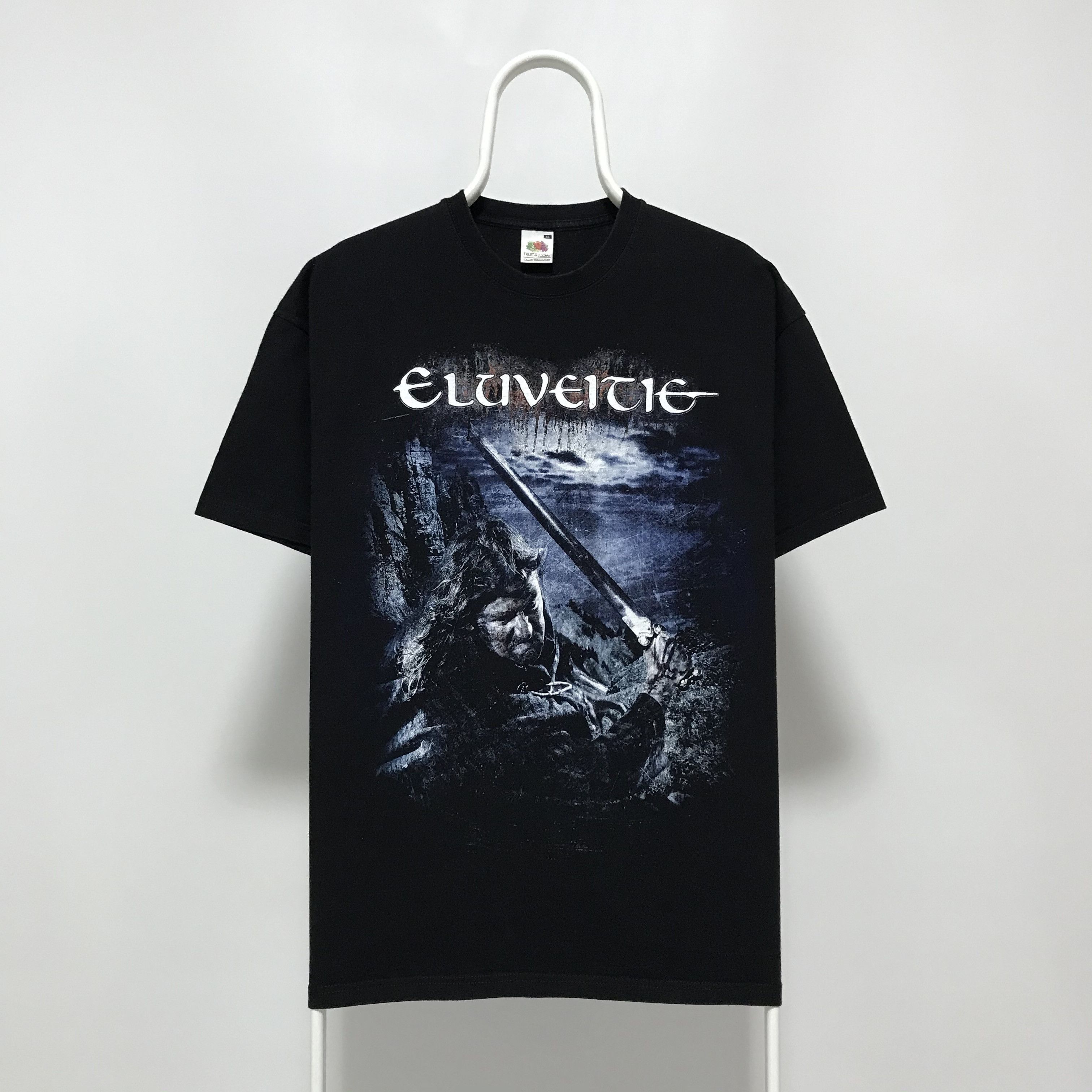 Band Tees ELUVEITIE Vintage T-Shirt Rock Band Tee 90s Rare Folk Metal Size US XL / EU 56 / 4 - 1 Thumbnail