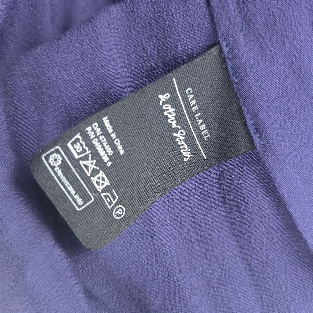 & Other Stories & Other Stories -789 Embroidered Maxy Drsss Navy Women's siz Size XS / US 0-2 / IT 36-38 - 7 Thumbnail