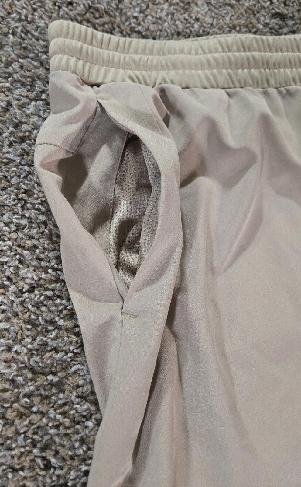 Designer Khaki FLX Large Tall Drawstring Waist Band Shorts Size US 34 / EU 50 - 2 Thumbnail