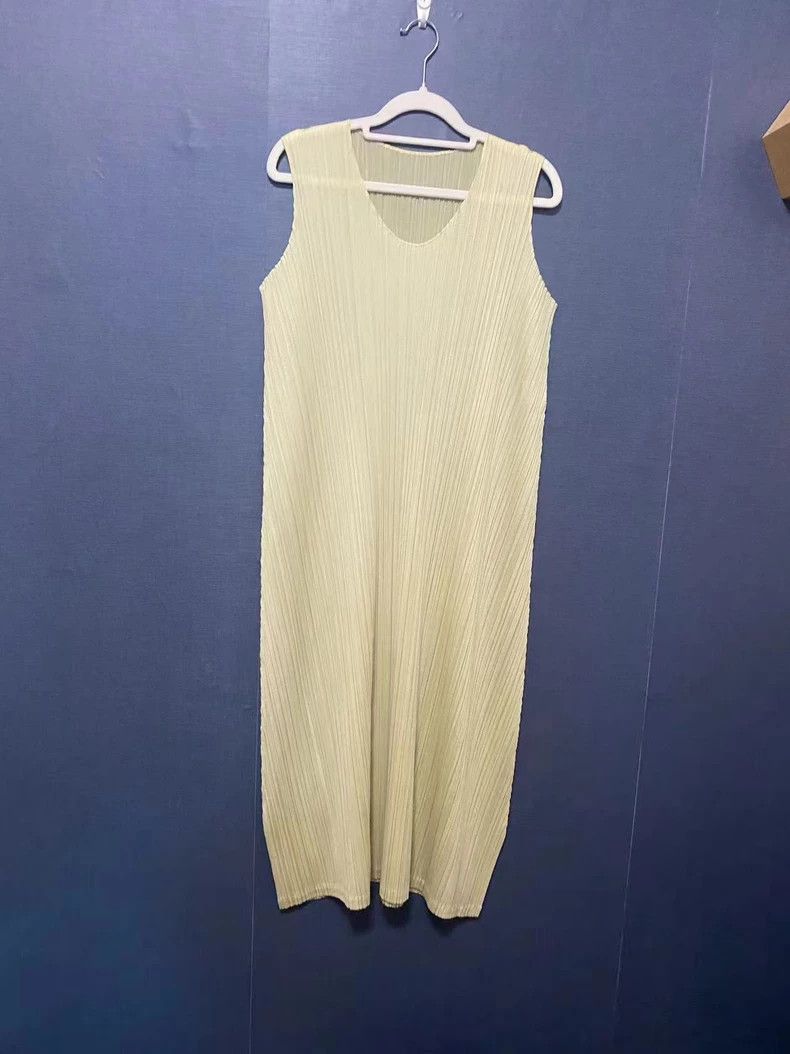 Issey Miyake issey miyake size:2 Light yellow vest dress Size XXS / US 00 / IT 34 - 1 Thumbnail