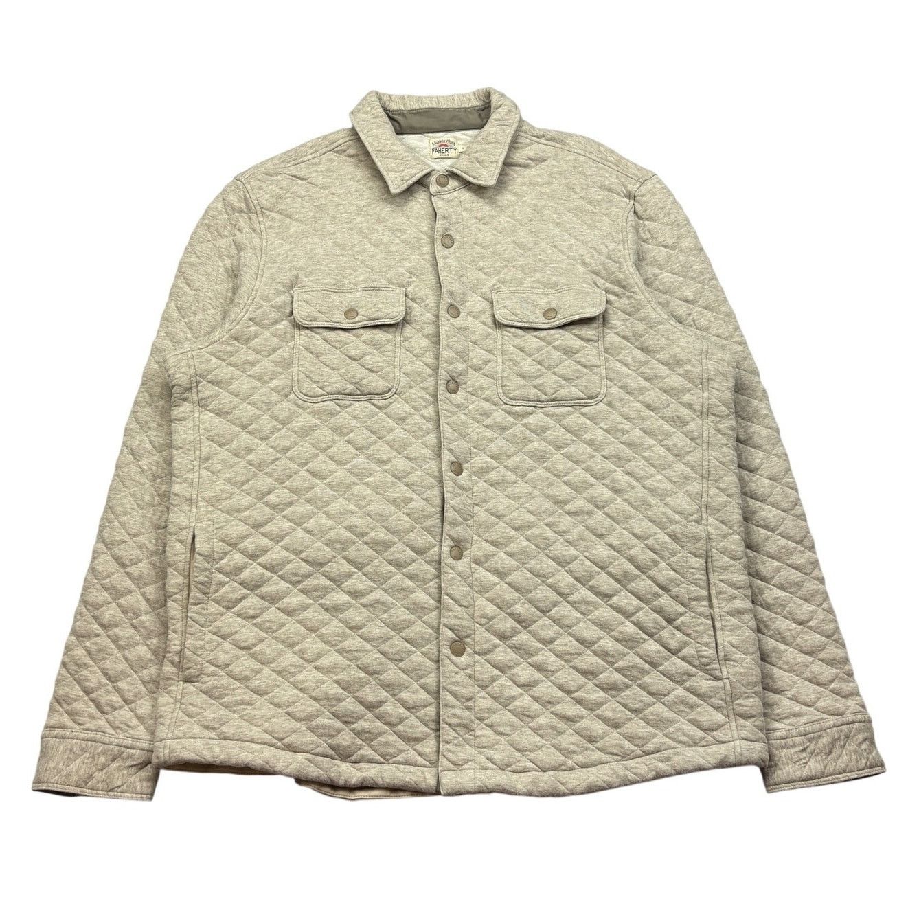 Faherty Faherty Epic Quilted Fleece CPO Shirt Jacket Shacket XL Size US XL / EU 56 / 4 - 1 Thumbnail