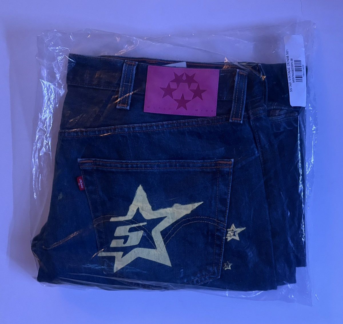 Levi's × Sp5der Sp5der 5star vintage 501 denim Size US 38 / EU 54 - 1 Thumbnail