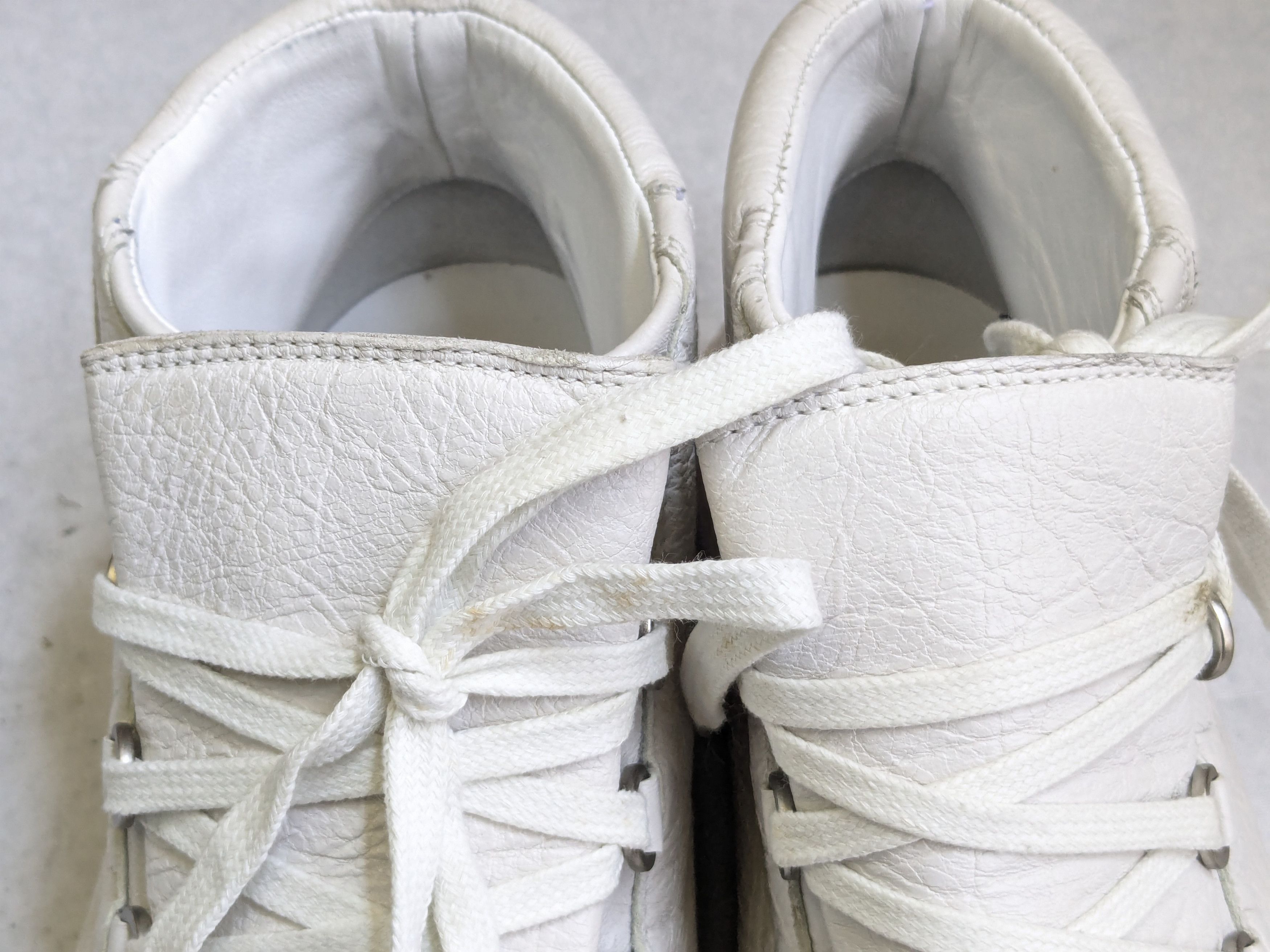 Balenciaga Balenciaga Arena Sneakers White High Tops Leather Size US 13 / EU 46 - 5 Thumbnail