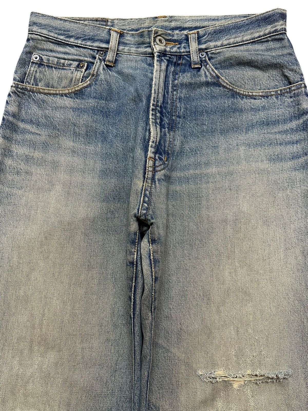 Japanese Brand Vintage Japanese Brand Blue Mud Wash Distress Style Baggy Size US 30 / EU 46 - 3 Thumbnail
