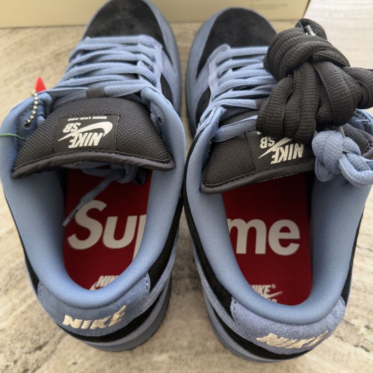 Nike × Supreme Supreme Nike Dunk SB Blue Ocean US 11 🚫READ DESCRIPTION🚫 Size US 11 / EU 44 - 4 Thumbnail