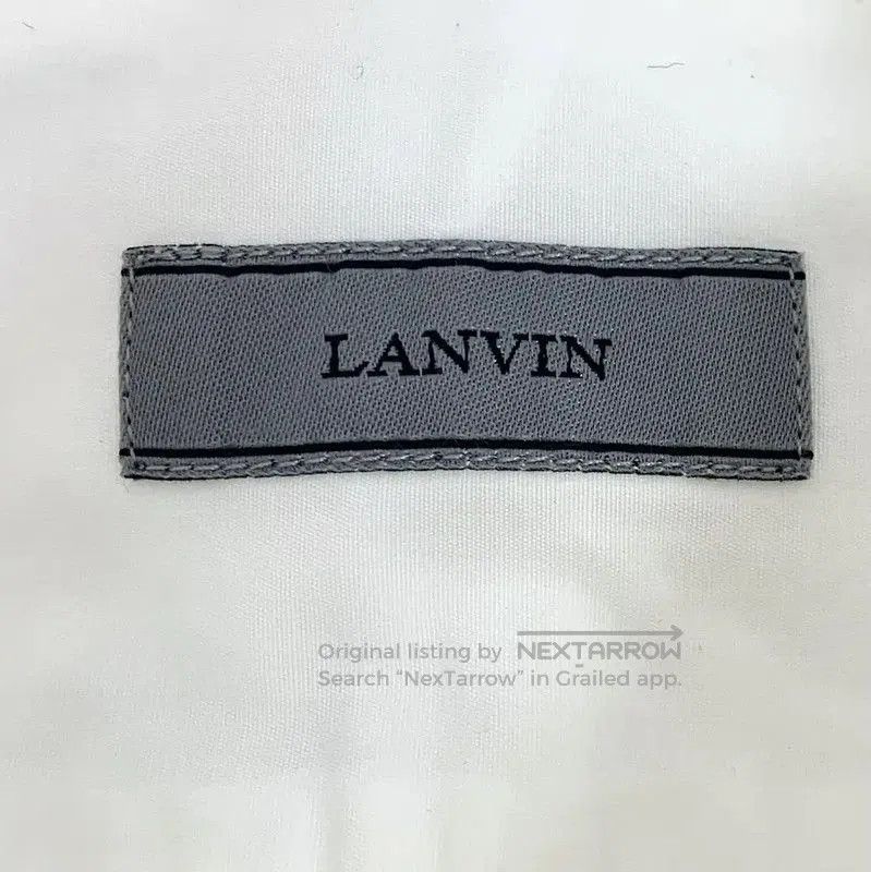 Lanvin Lanvin White Cotton Long Sleeve Shirt . Size US M / EU 48-50 / 2 - 4 Thumbnail