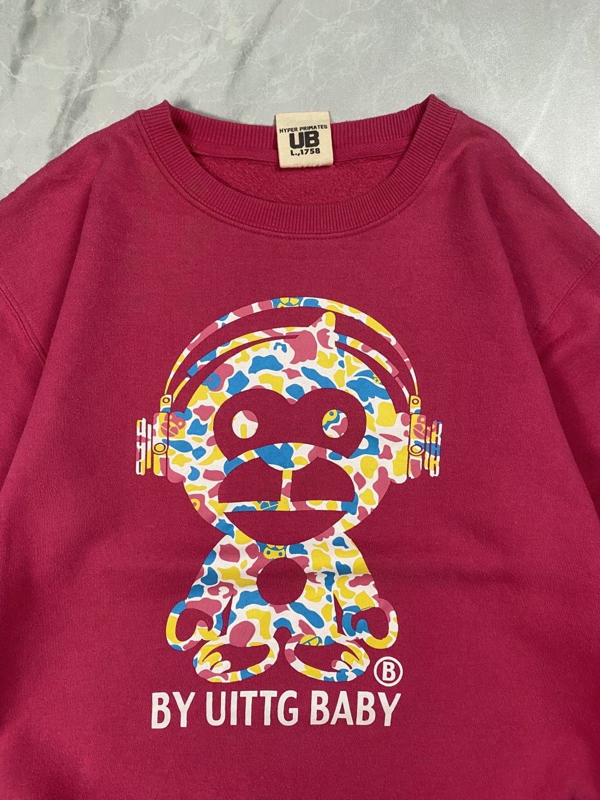 Japanese Brand Uittg Baby Japanese Baby Milo Parody Crewneck Size US M / EU 48-50 / 2 - 2 Thumbnail