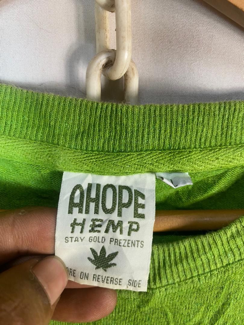Japanese Brand Cannabis hemp plain tshirt by ahope hemp Size US L / EU 52-54 / 3 - 3 Thumbnail