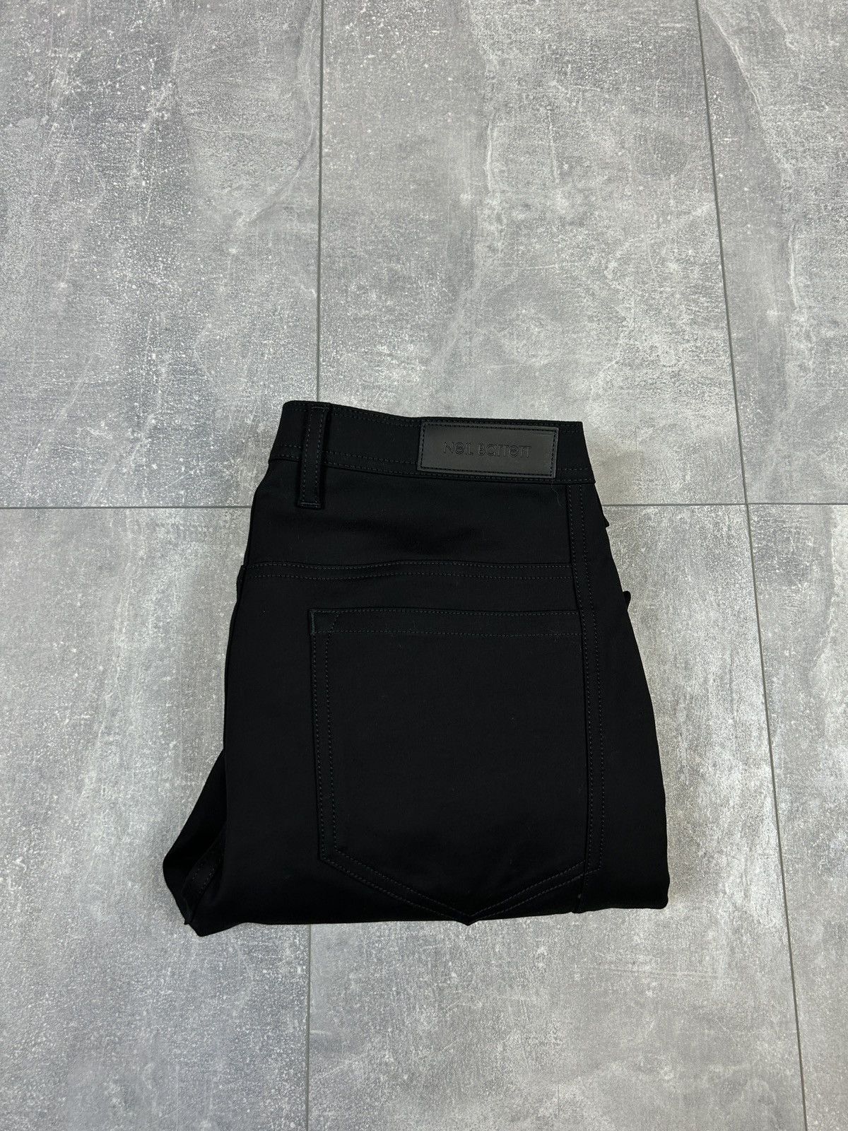Mens Neil Barrett Black Pants DENIM TROUSERS SUPER SKINNY