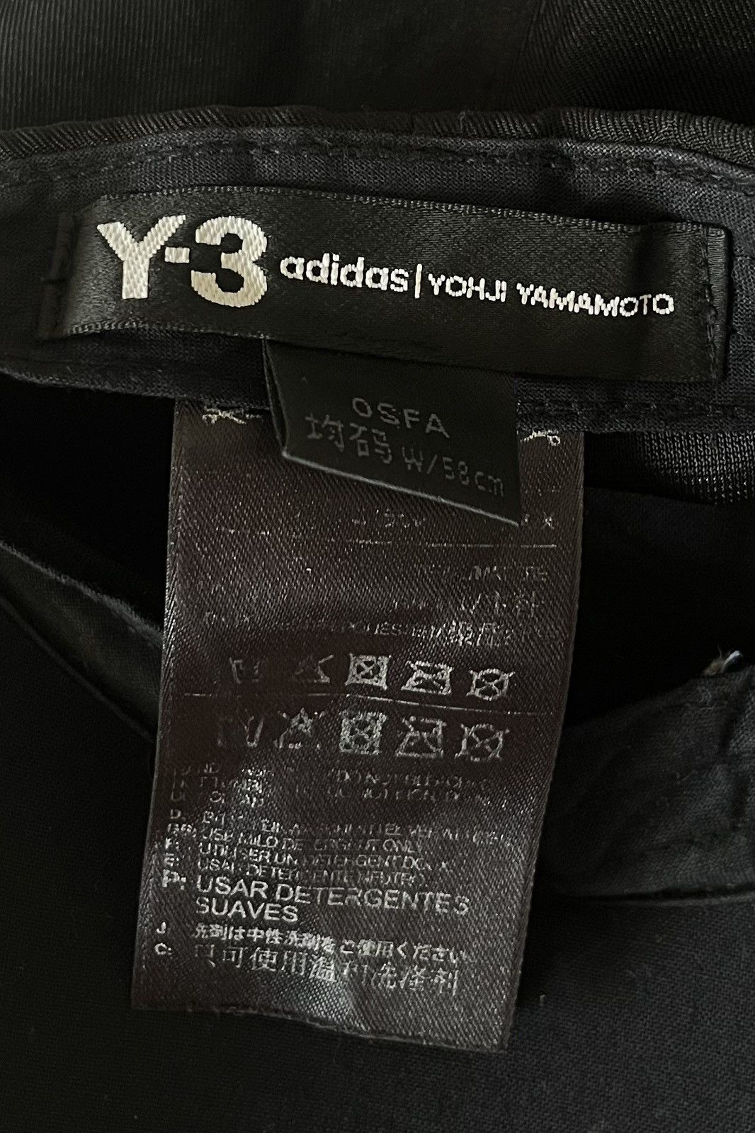 Yohji Yamamoto Yohji yamamoto y-3 logo baseball cap Size ONE SIZE - 6 Thumbnail