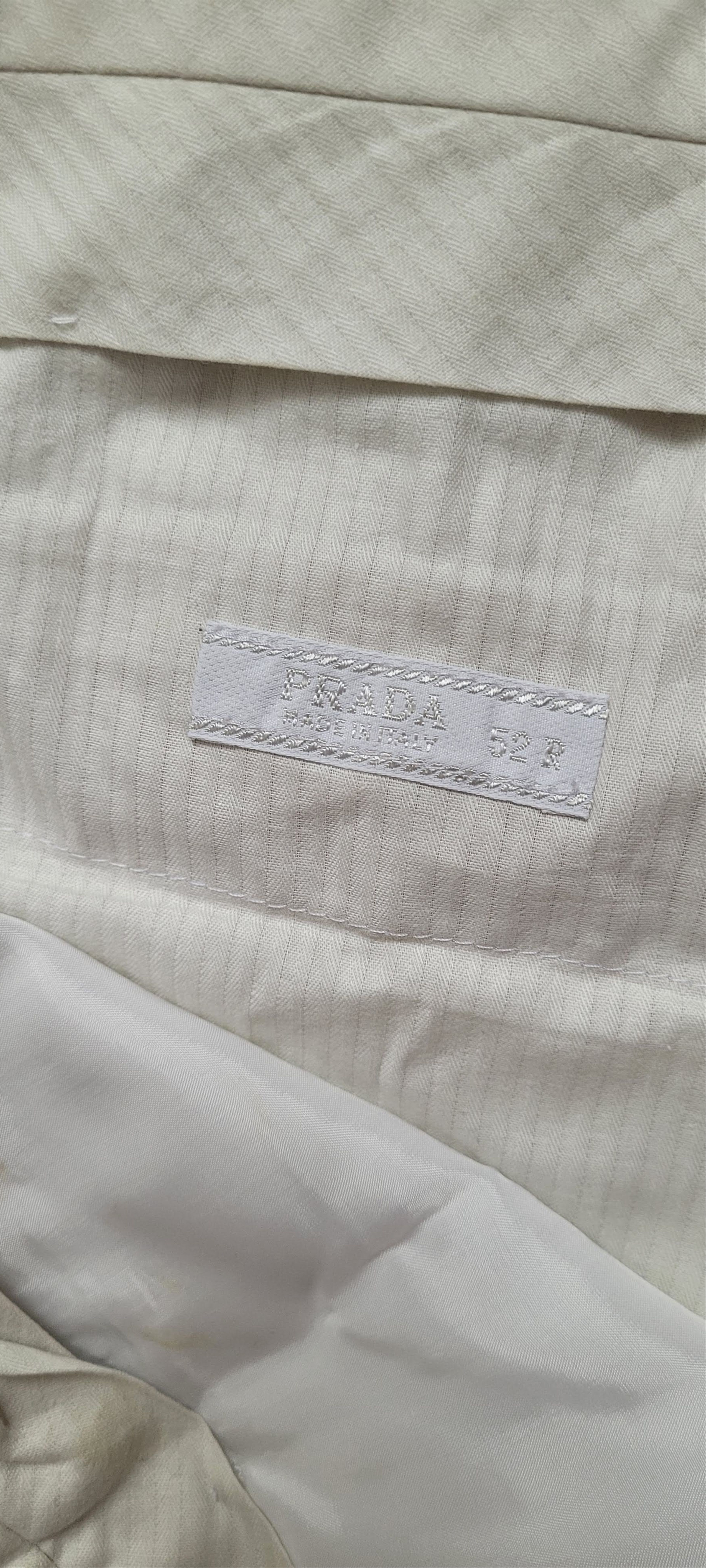 Prada Prada Wool Dress Trousers – Beige – Size 52 (Regular Fit) Size 52R - 3 Thumbnail