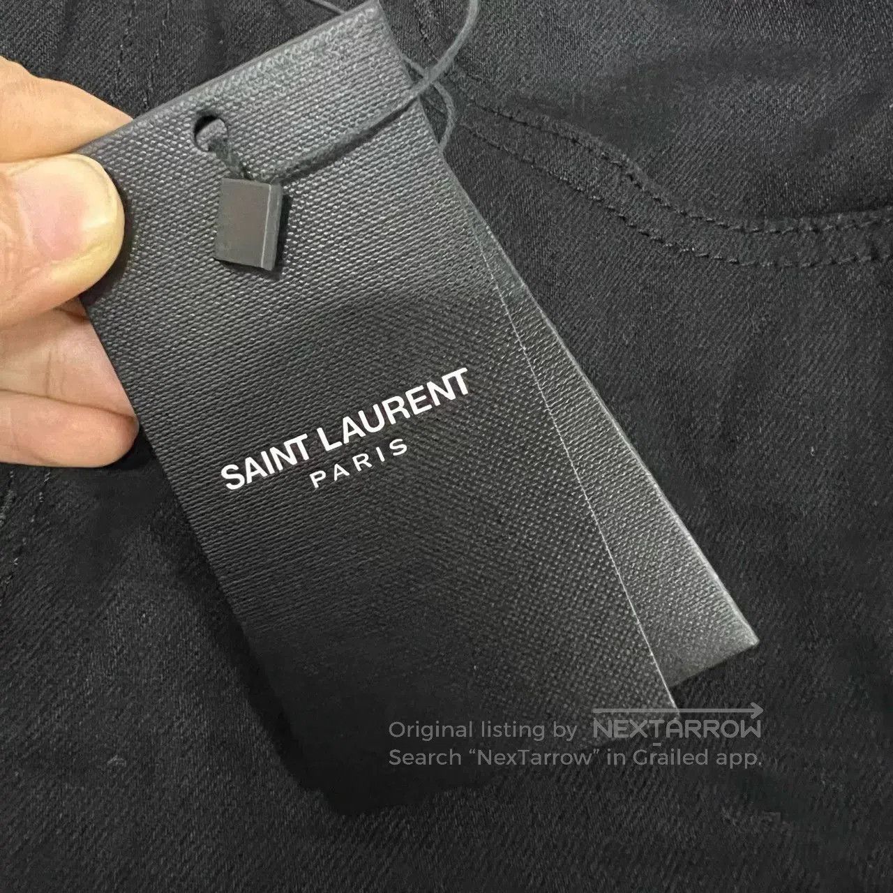 Saint Laurent Paris Saint Laurent Black Slim. Size 25" / US 0 / IT 36 - 3 Thumbnail
