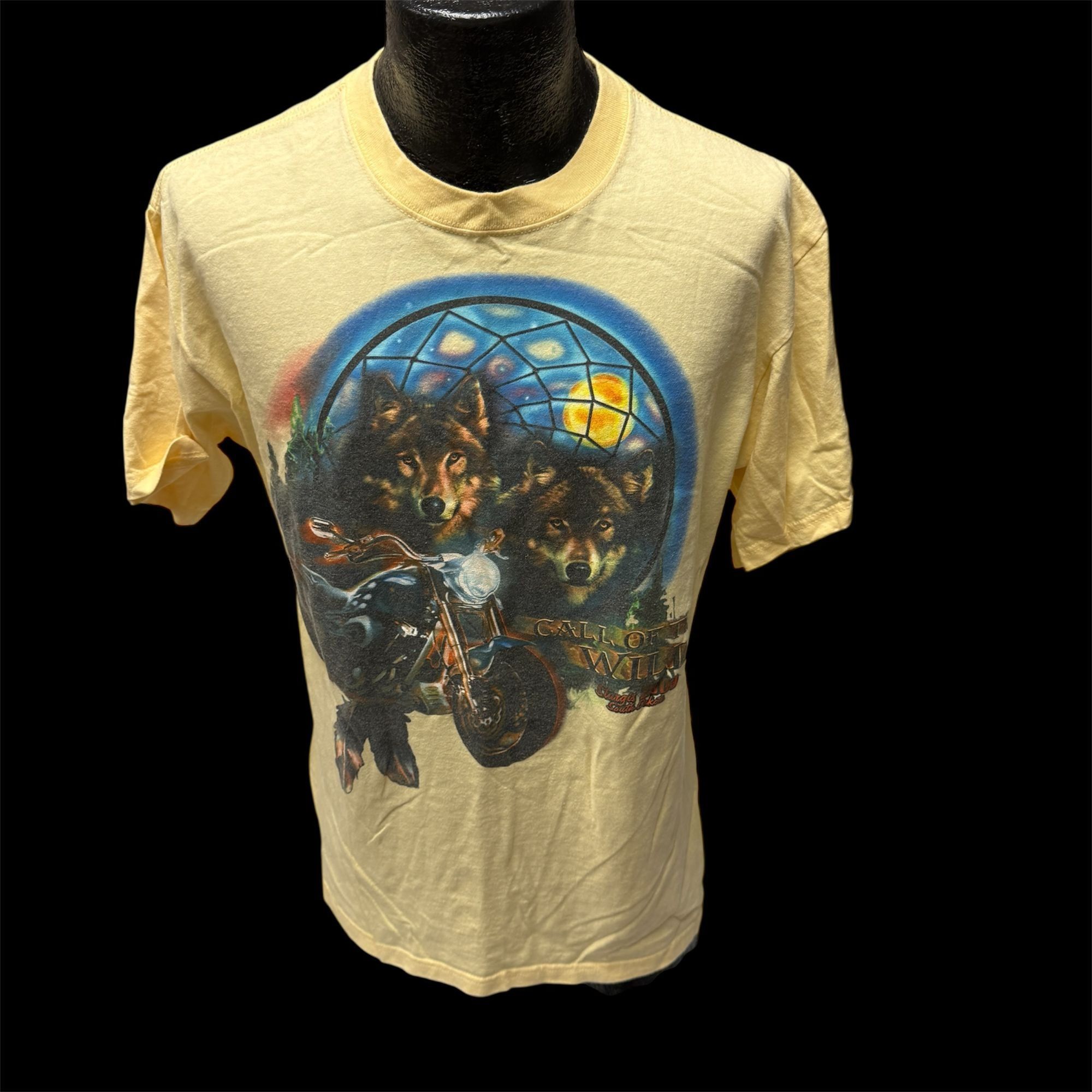 Anvil STURGIS SD Dream Catcher WOLF CALL of the WILD Biker T Shirt Size US L / EU 52-54 / 3 - 3 Thumbnail