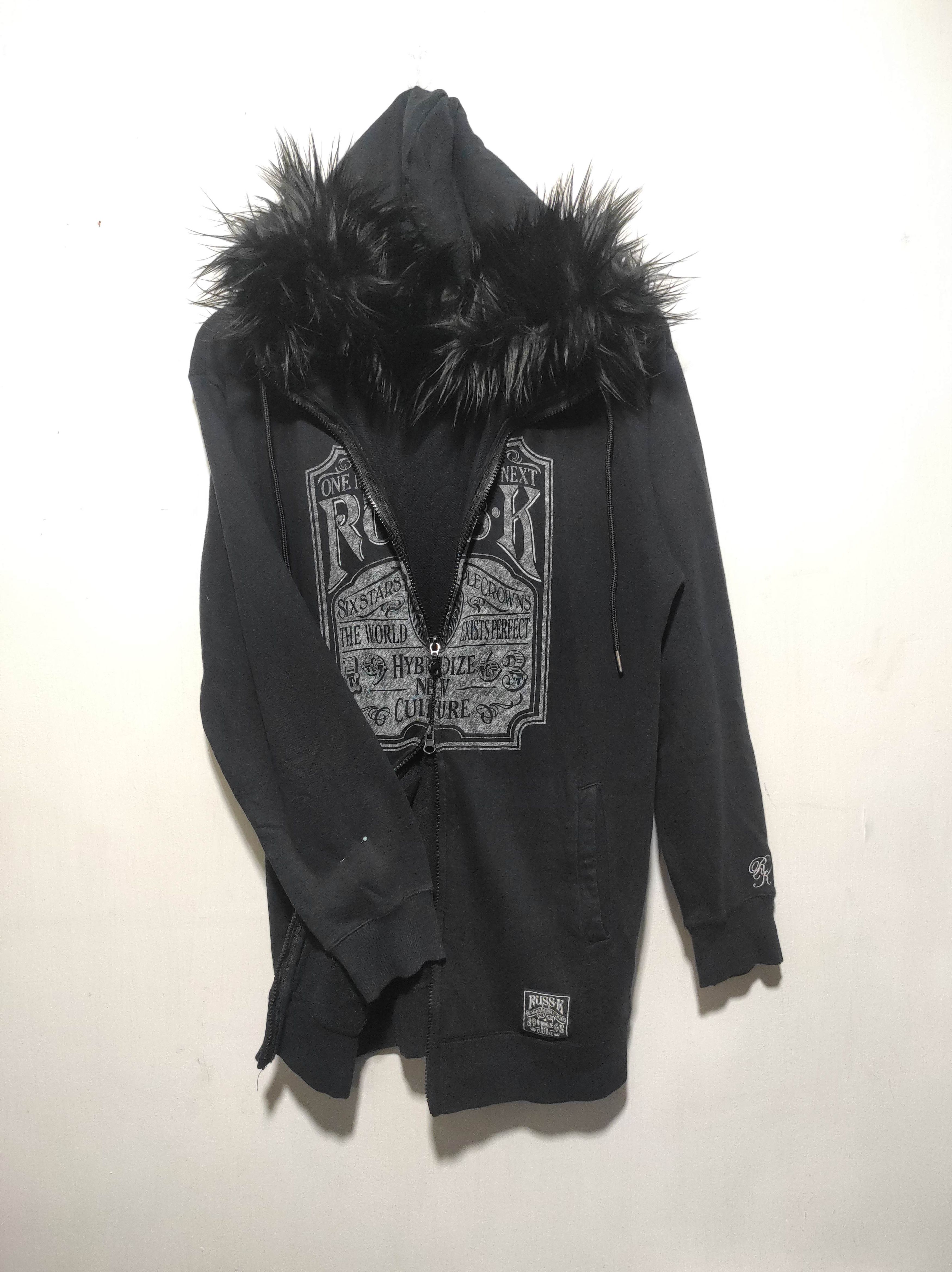 Hysteric Glamour Russ.k Double Zip Fur Hoodie if6was9 LGB style Size US M / EU 48-50 / 2 - 11 Thumbnail