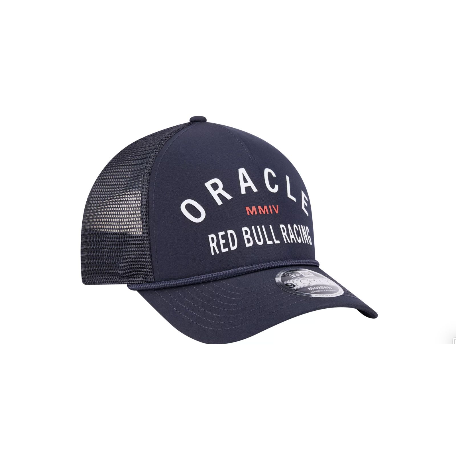 New Era Oracle Red Bull Nascar Racing Cap New Era 9FORTY Trucker Hat Size ONE SIZE - 6 Thumbnail