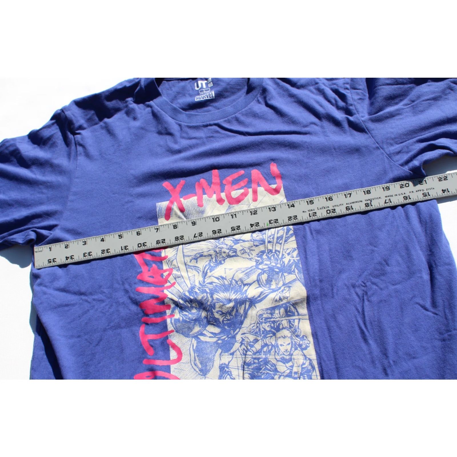 Uniqlo VINTAGE Uniqlo Marvel X-Men Ultimate T Shirt UT Blue L Wolverine FAST SHIPPING Size US L / EU 52-54 / 3 - 5 Thumbnail