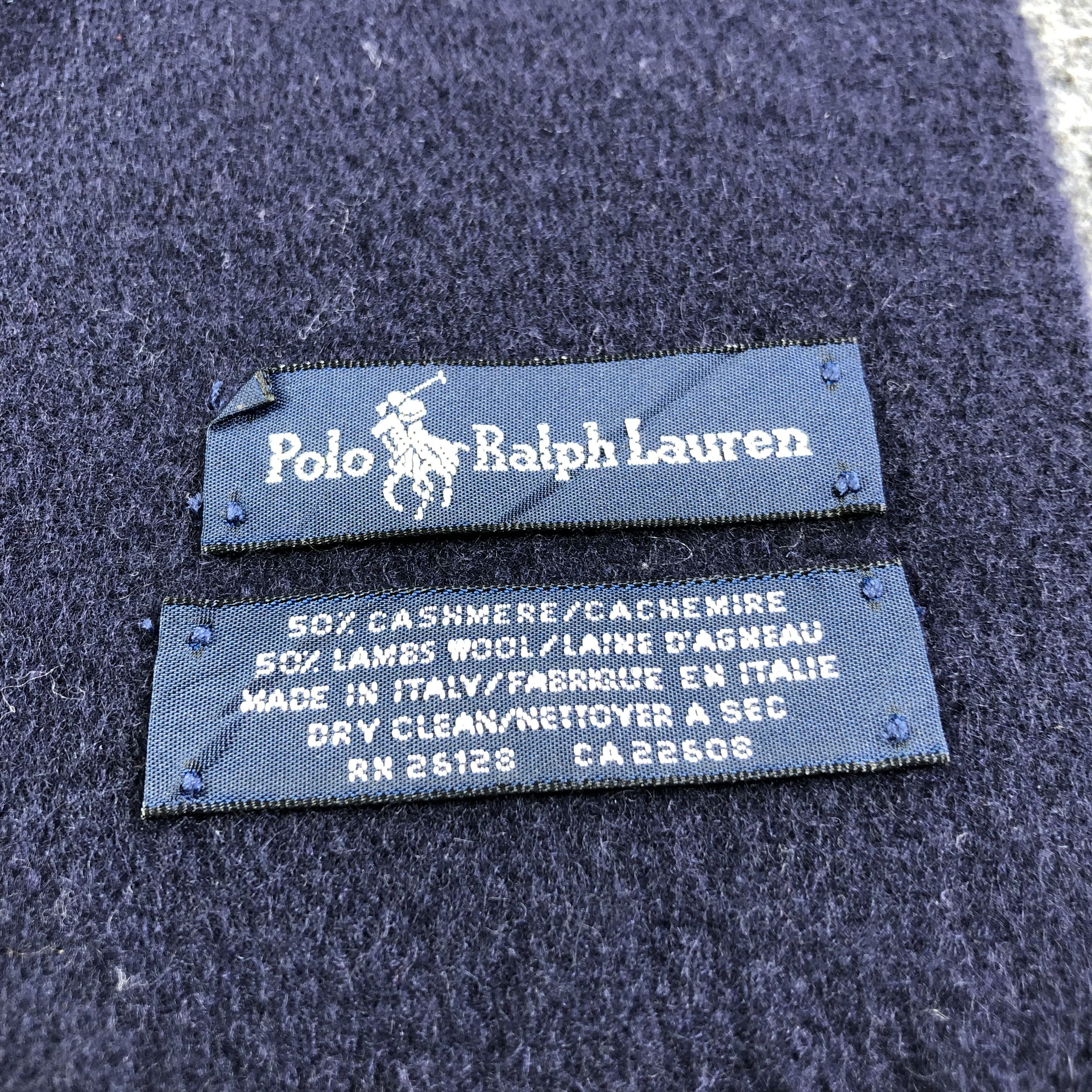 Polo Ralph Lauren Polo Ralph Lauren Cashmere Scarf Muffler V1303 Size ONE SIZE - 5 Thumbnail