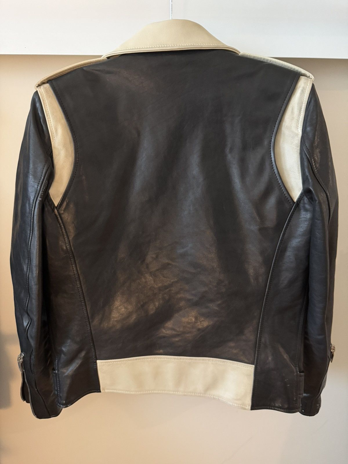 Saint Laurent Paris Saint Laurent Paris hedi slimane leather bike jacket Size US S / EU 44-46 / 1 - 6 Thumbnail
