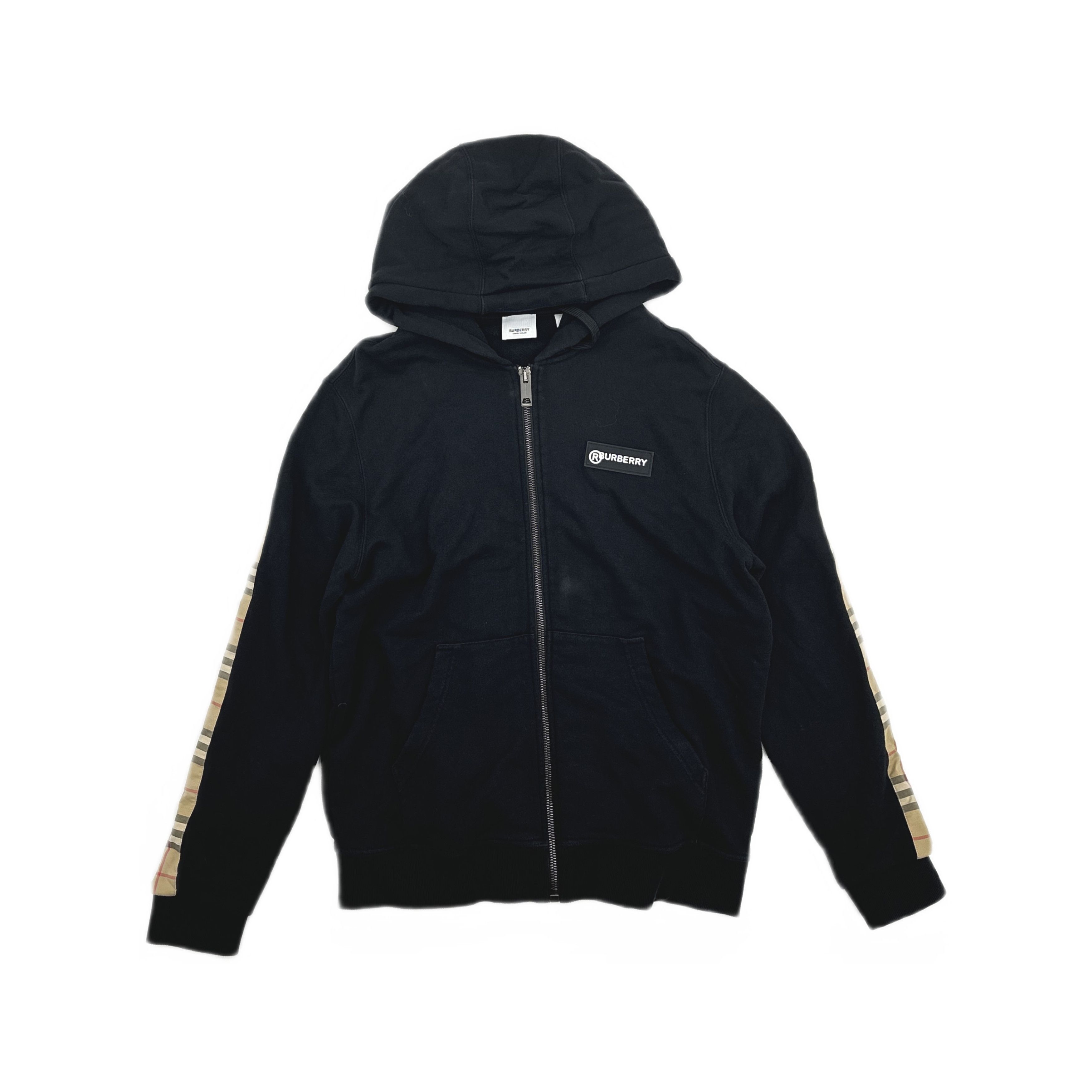 Burberry Burberry Black Label Women With Fur Parka Zip Up Hoodie