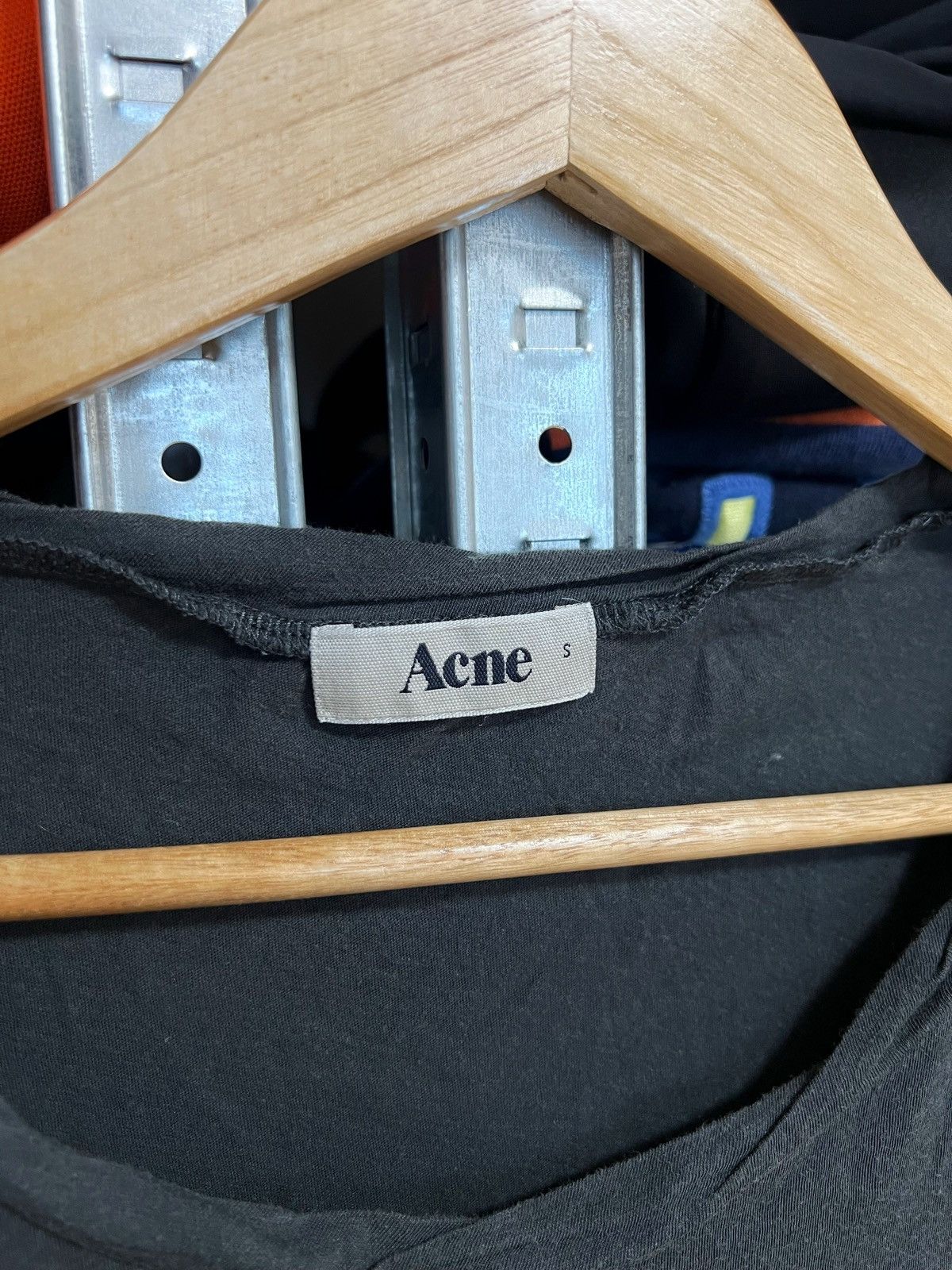 Acne Studios × Vintage Men’s Acne Zone Crystal Big Logo Beige Tank Top Shirt Size S Size US S / EU 44-46 / 1 - 3 Thumbnail
