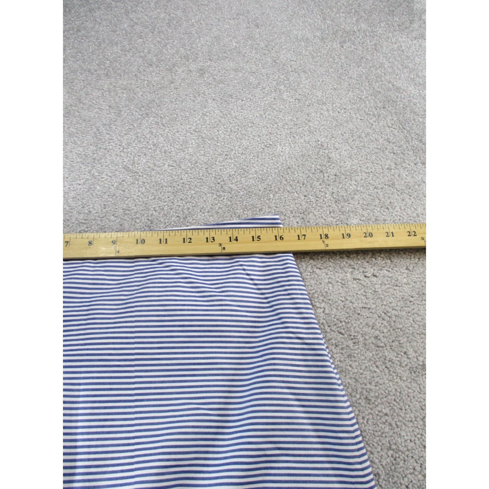 Vineyard Vines VINTAGE Vineyard Vines Skirt Womens 8 Cotton Blue Striped A-Line Size 30" / US 8 / IT 44 - 5 Thumbnail