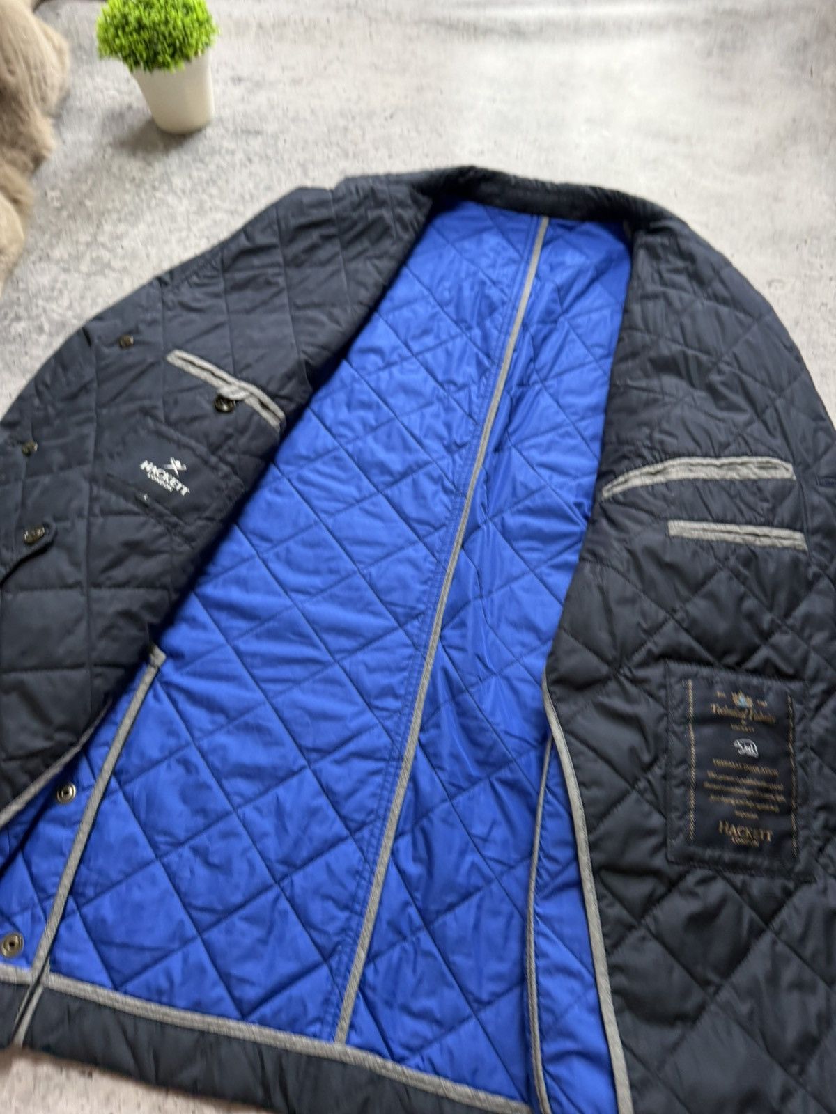 Hackett Hackett Quilted Thermal Puffer Classic Blazer Jacket Size US L / EU 52-54 / 3 - 10 Thumbnail