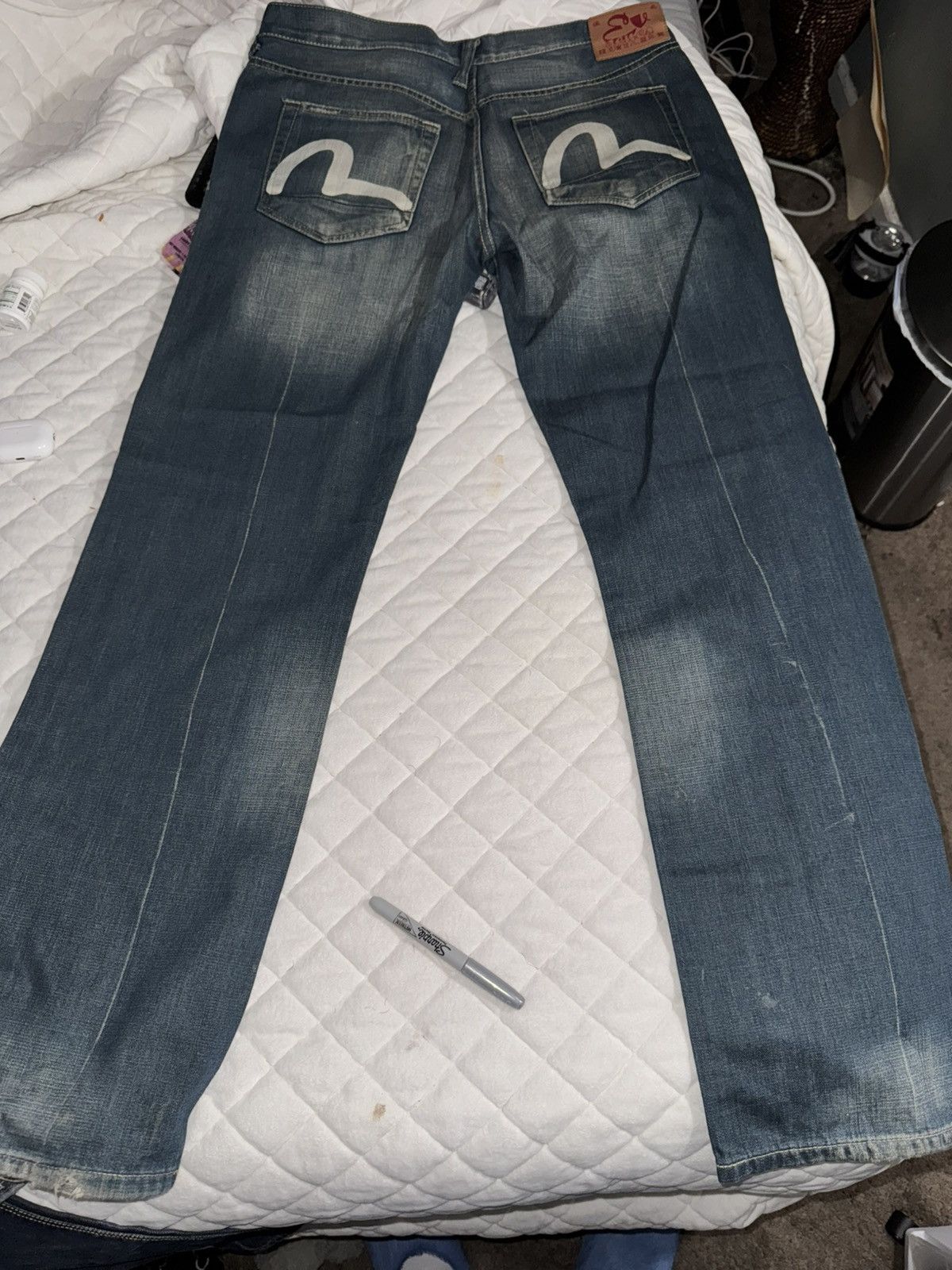 Evisu Evisu Gene Denim Jeans Size US 36 / EU 52 - 9 Thumbnail