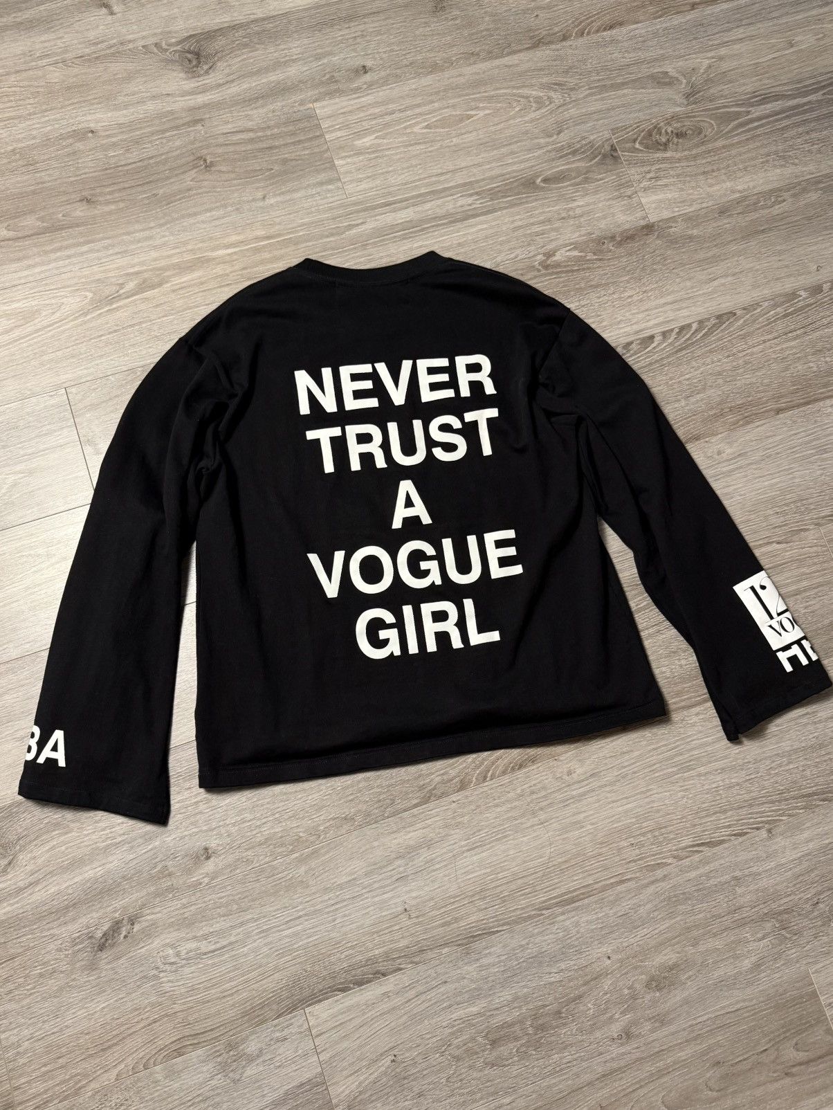 Hood By Air HBA Never Trust A Vogue Girl Longsleeve | Grailed