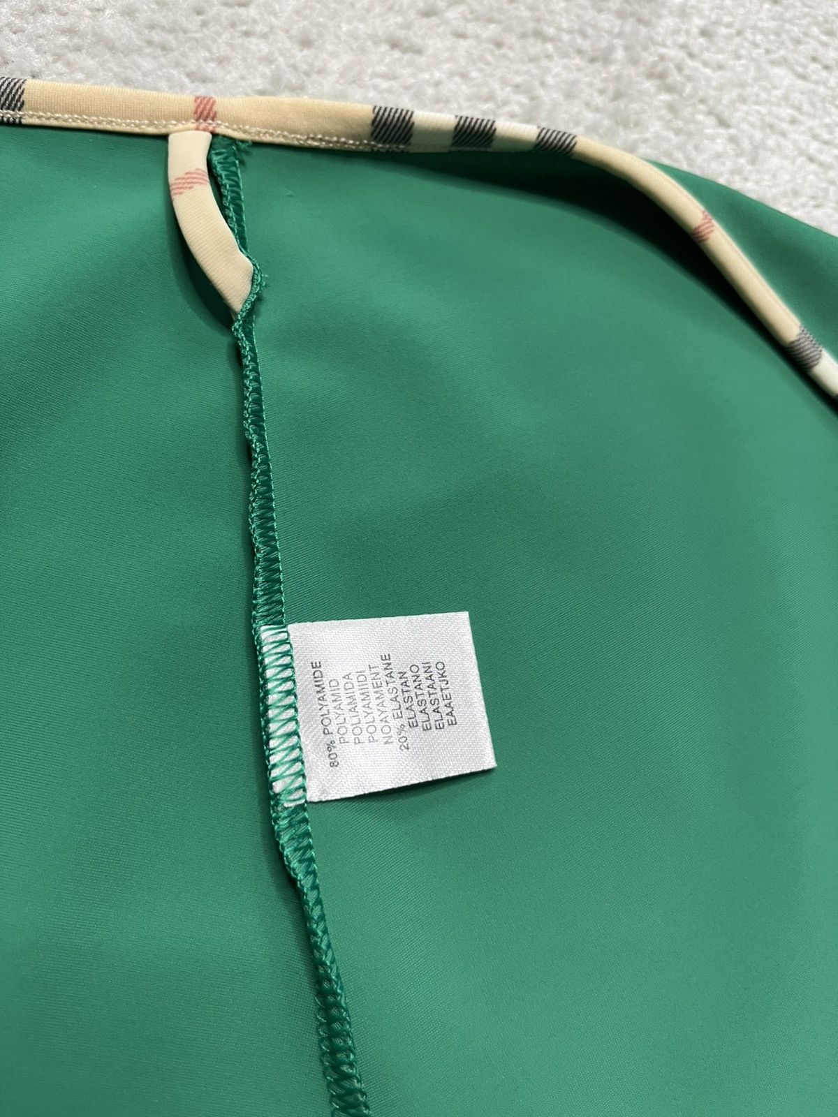 Burberry Burberry Basic Greeb Tie Mini Skirt check summer designer Size 27" / US 4 / IT 40 - 5 Thumbnail