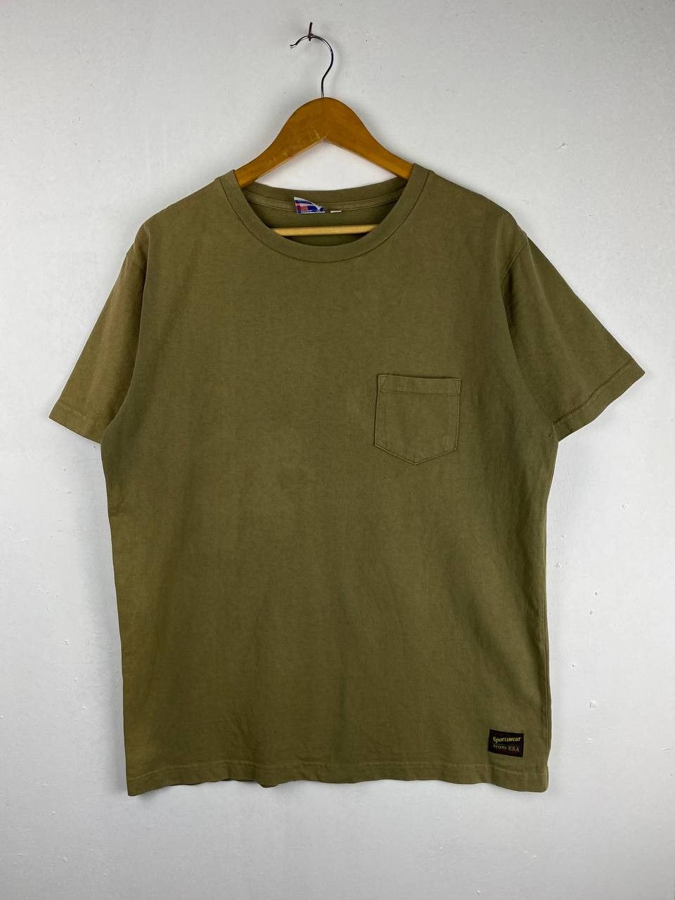 Avirex vintage avirex plain single pocket tee made in usa Size US XL / EU 56 / 4 - 1 Thumbnail