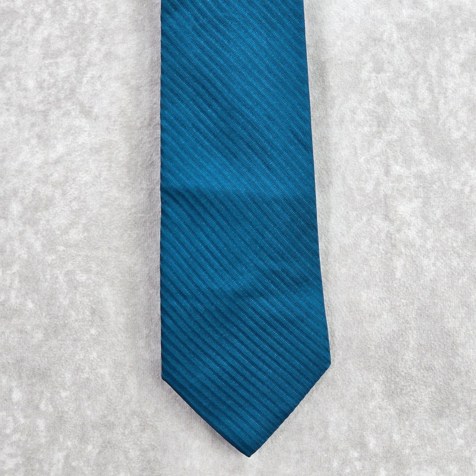 Croft & Barrow Croft & Barrow Blue Stripe Geometric Repp Neck Tie Men's Size 30 - 1 Thumbnail