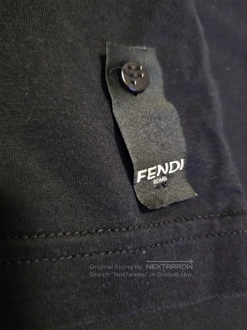 Fendi Fendi FF Embroidered Short Sleeve T. Size US S / EU 44-46 / 1 - 4 Thumbnail
