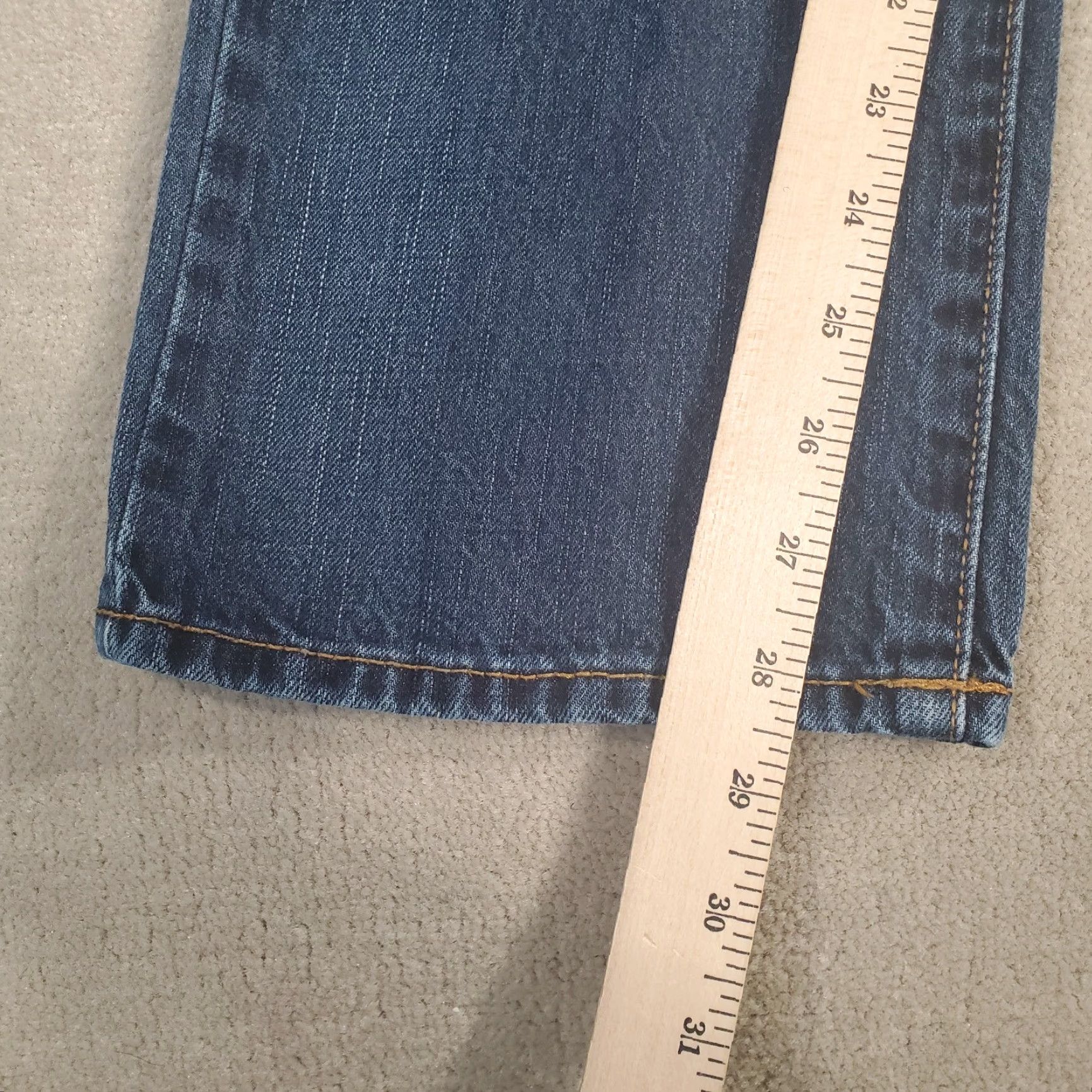 American Eagle Outfitters American Eagle Jeans Mens 30x30 Blue Denim Straight Leg Faded Dark Wash Original Logo Size US 30 / EU 46 - 5 Thumbnail