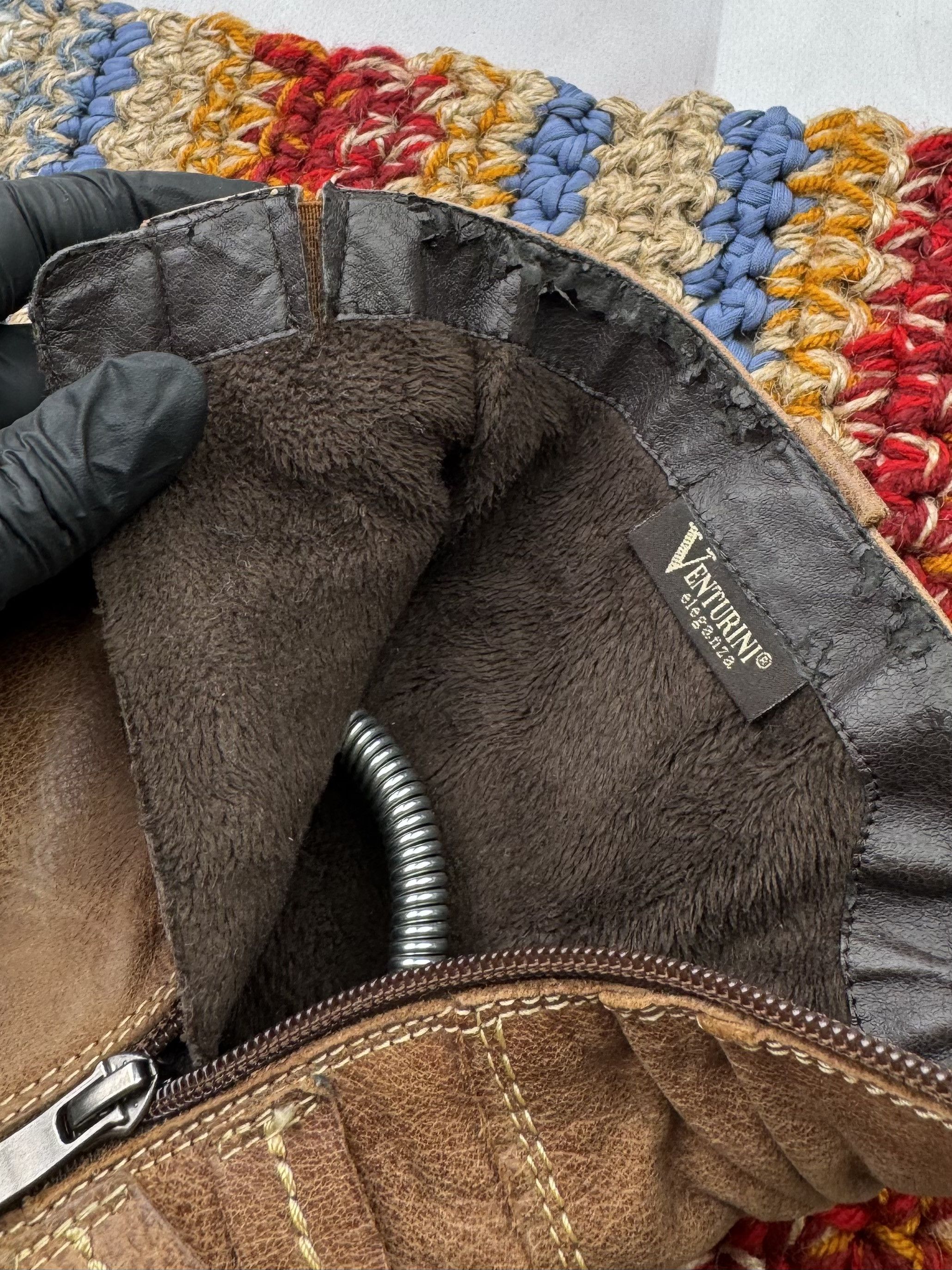 If Six Was Nine Vintage Leather Boots With Straps(E4) Size US 7.5 / EU 40-41 - 10 Thumbnail