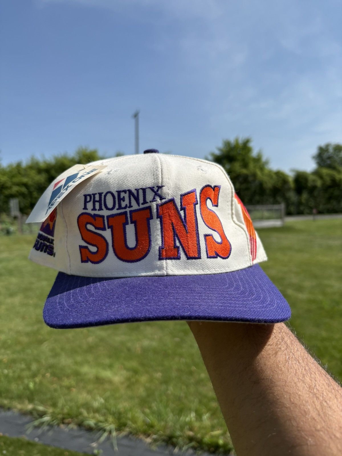 Apex Phoenix Suns NBA Apex One Vintage 90s NOS NWT Hat 7 1/4 Size ONE SIZE - 3 Thumbnail