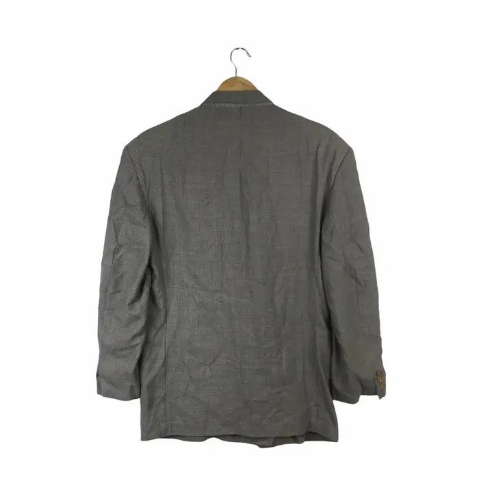 Krizia Uomo Vtg KRIZIA UOMO Made In Italy Double Breasted Blazer Coat Size 44R - 3 Thumbnail