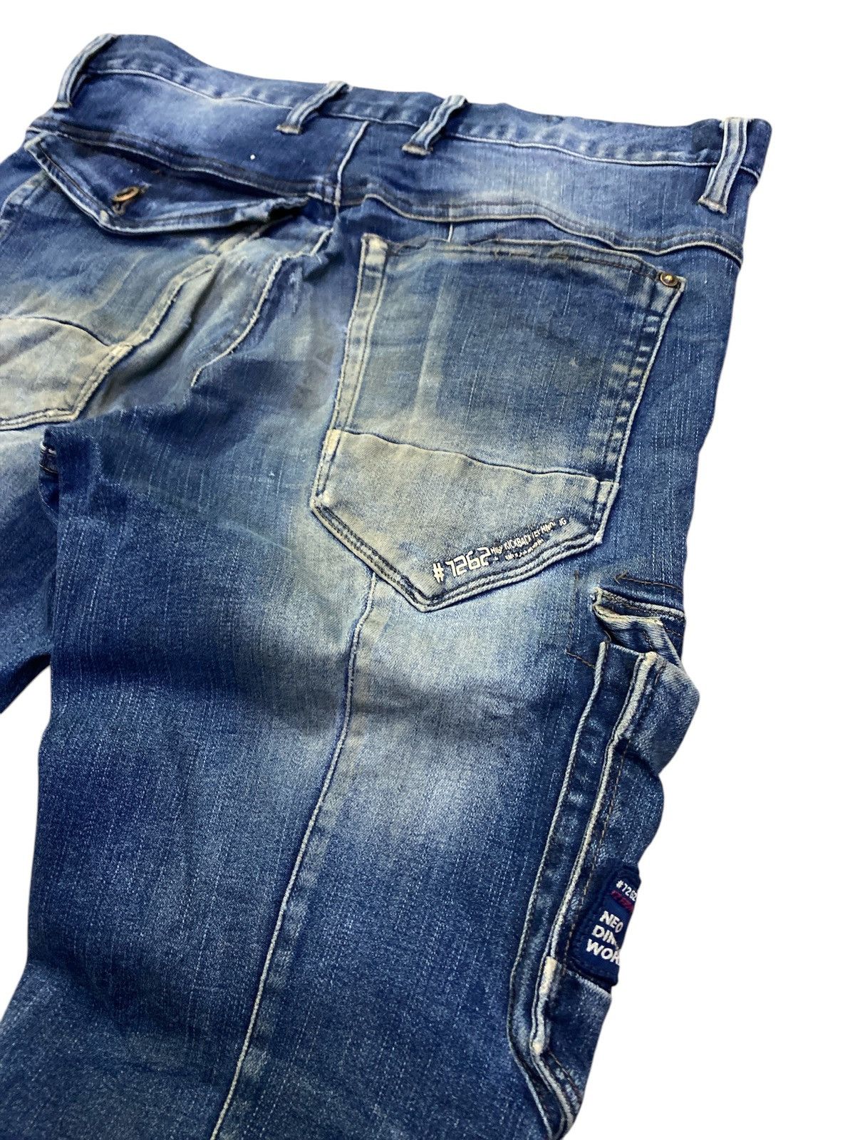 FRONTEER × Japanese Brand I.Z Fronteer Workwear Heavy Cargo Denim Size US 31 - 14 Thumbnail
