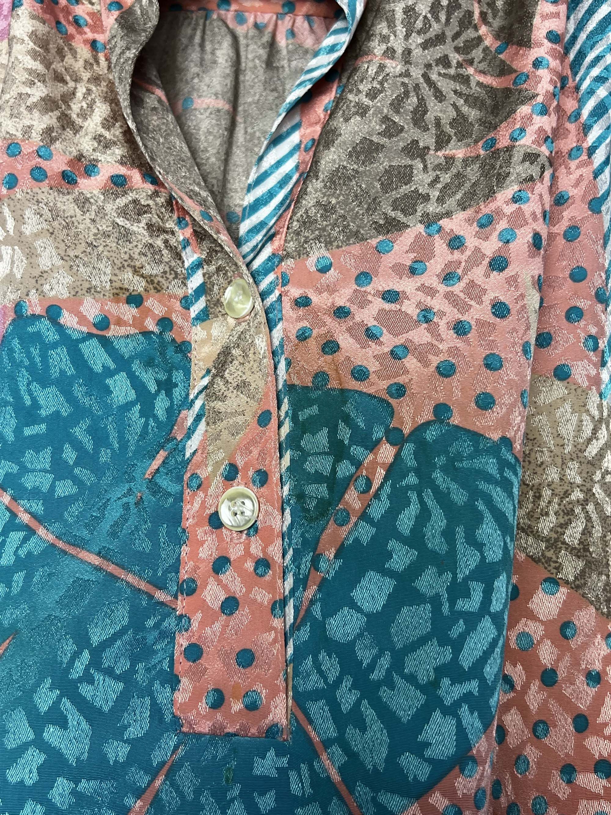Vintage Vintage 1980's-1990's Da Rue of California Retro Blouse Size L / US 10 / IT 46 - 9 Thumbnail