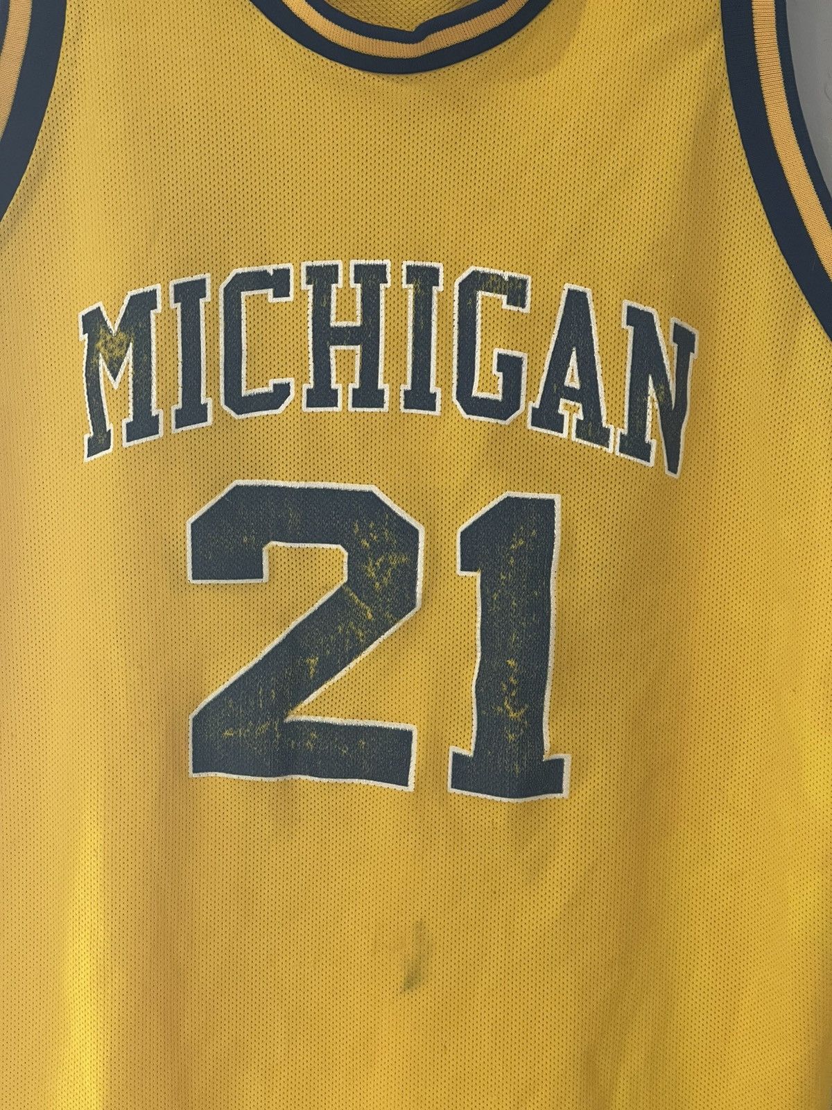 Logo Athletic × Vintage Vintage Logo Athletic Michigan Fab Five Jersey Size Large Size US L / EU 52-54 / 3 - 2 Thumbnail