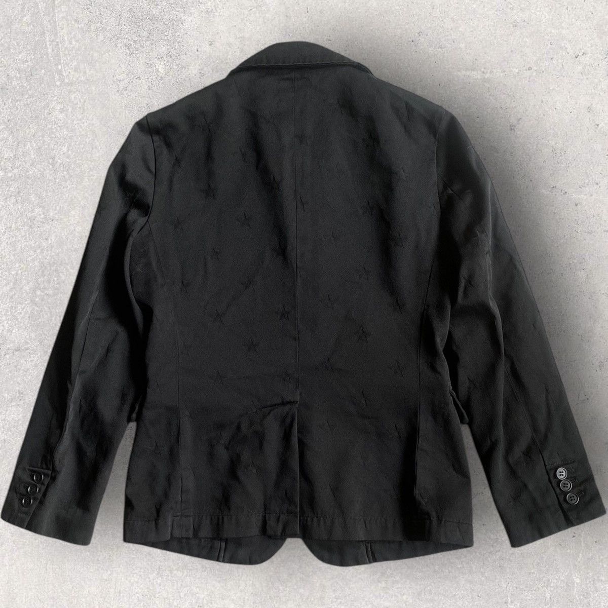 Comme des Garcons Black Star Jacquard Poly Blazer Size XS / US 0-2 / IT 36-38 - 4 Thumbnail