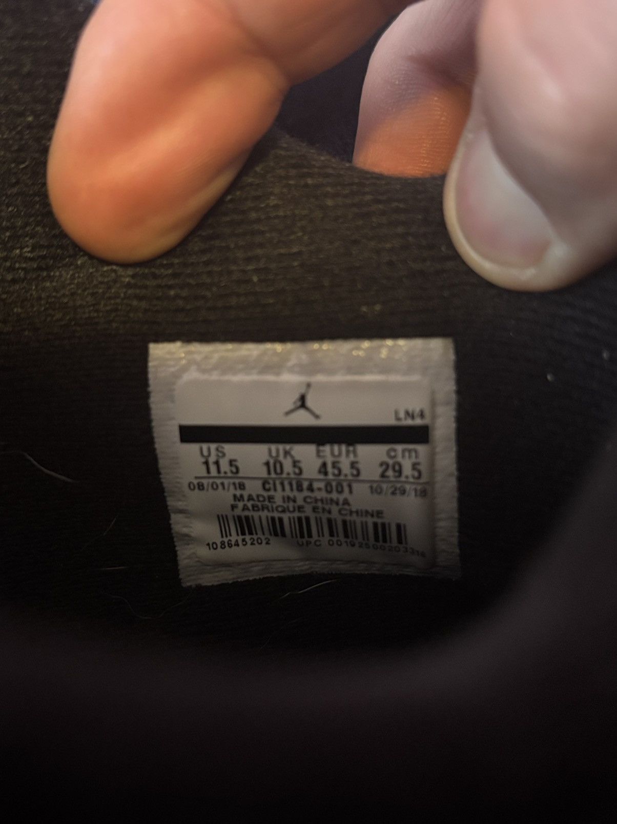 Jordan Brand × Nike Jordan 4 Laser Black Size US 11.5 / EU 44-45 - 1 Thumbnail