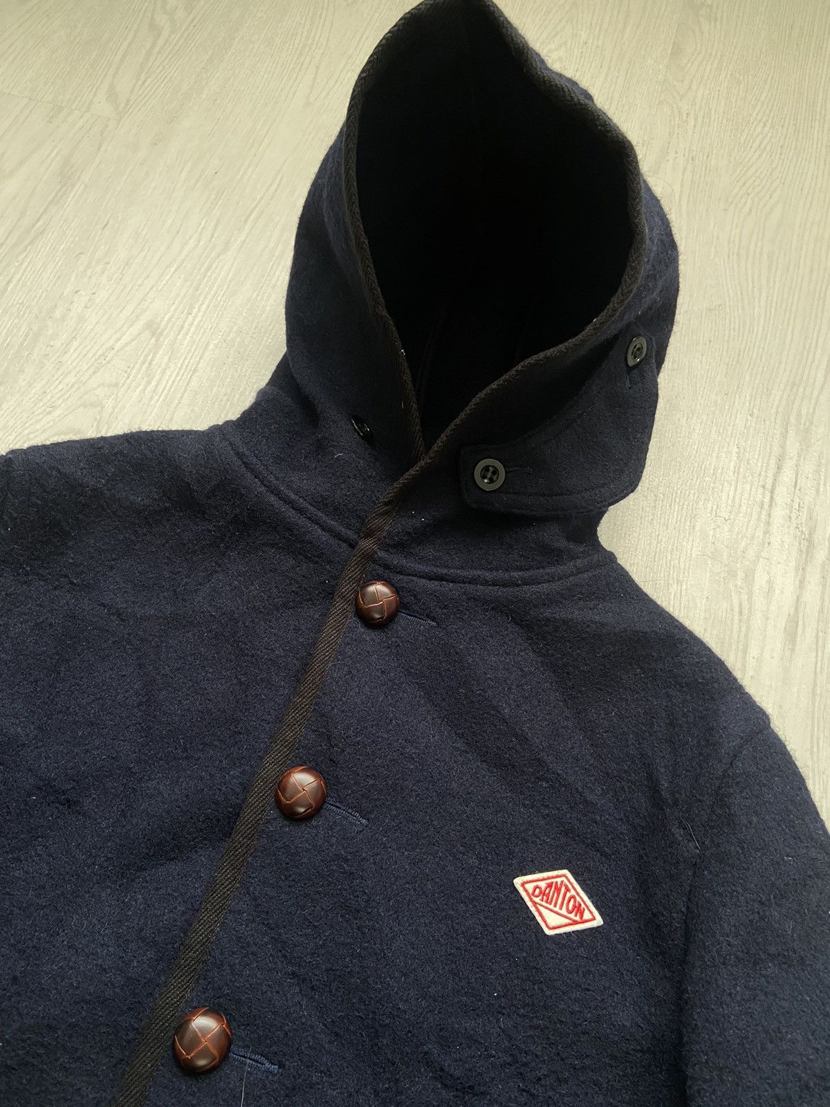 Danton Vintage Danton Vetements Wool Hooded Jacket Size US M / EU 48-50 / 2 - 4 Thumbnail