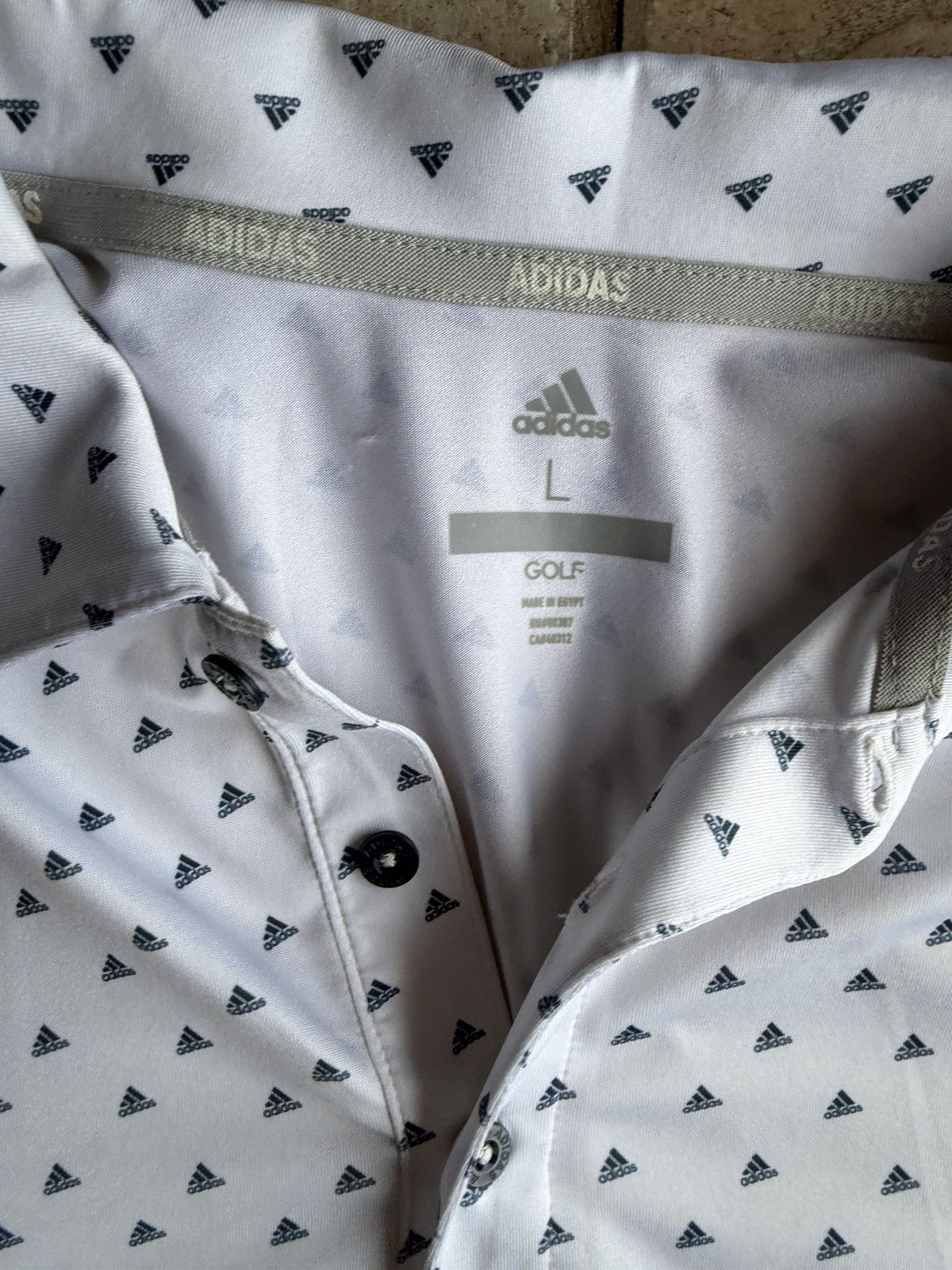 Adidas Adidas Golf Logo Polo Size US L / EU 52-54 / 3 - 2 Thumbnail