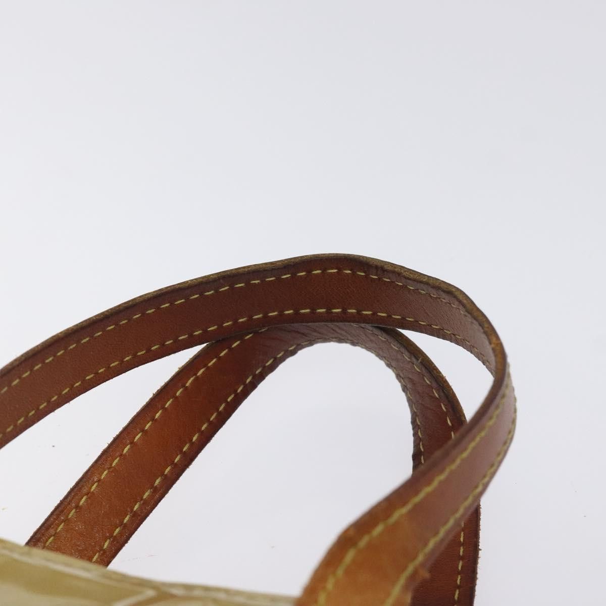 Louis Vuitton LOUIS VUITTON Monogram Vernis Reade PM Hand Bag Beige M91334 Size ONE SIZE - 8 Thumbnail