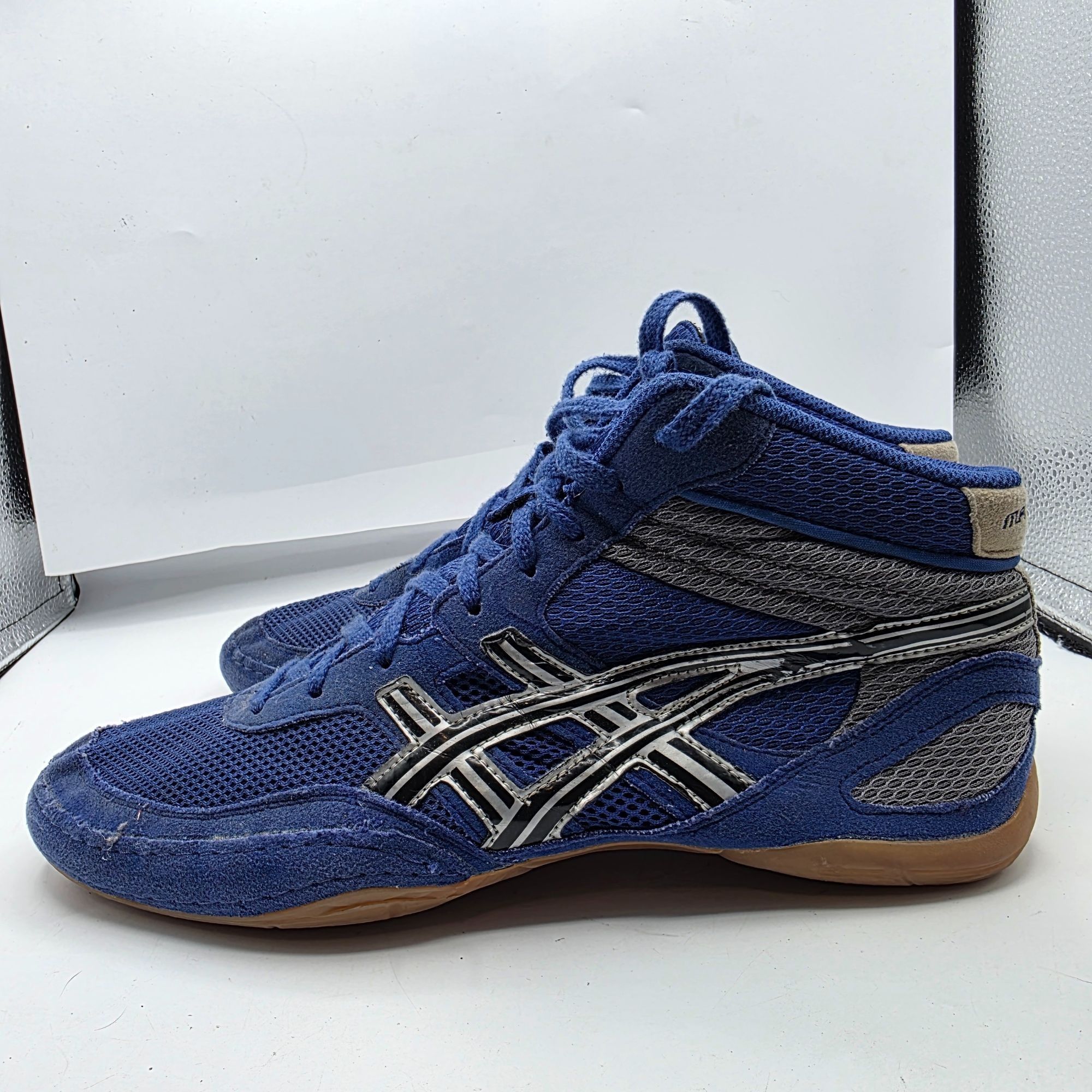 Asics Asics Matflex Mens Wrestling Shoes Size 11.5 Blue Breathable Size US 11.5 / EU 44-45 - 13 Thumbnail