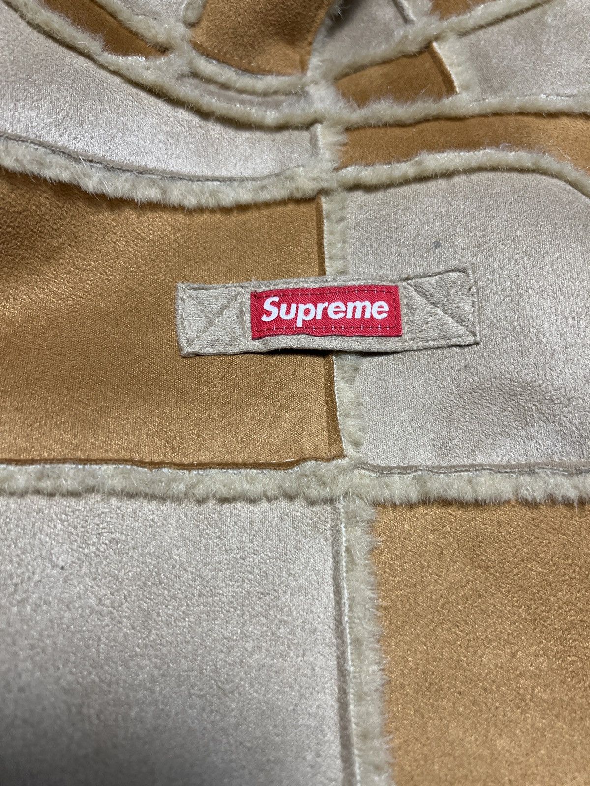 Supreme Supreme Faux Suede Patchwork Hooded Jacket Size US S / EU 44-46 / 1 - 7 Thumbnail