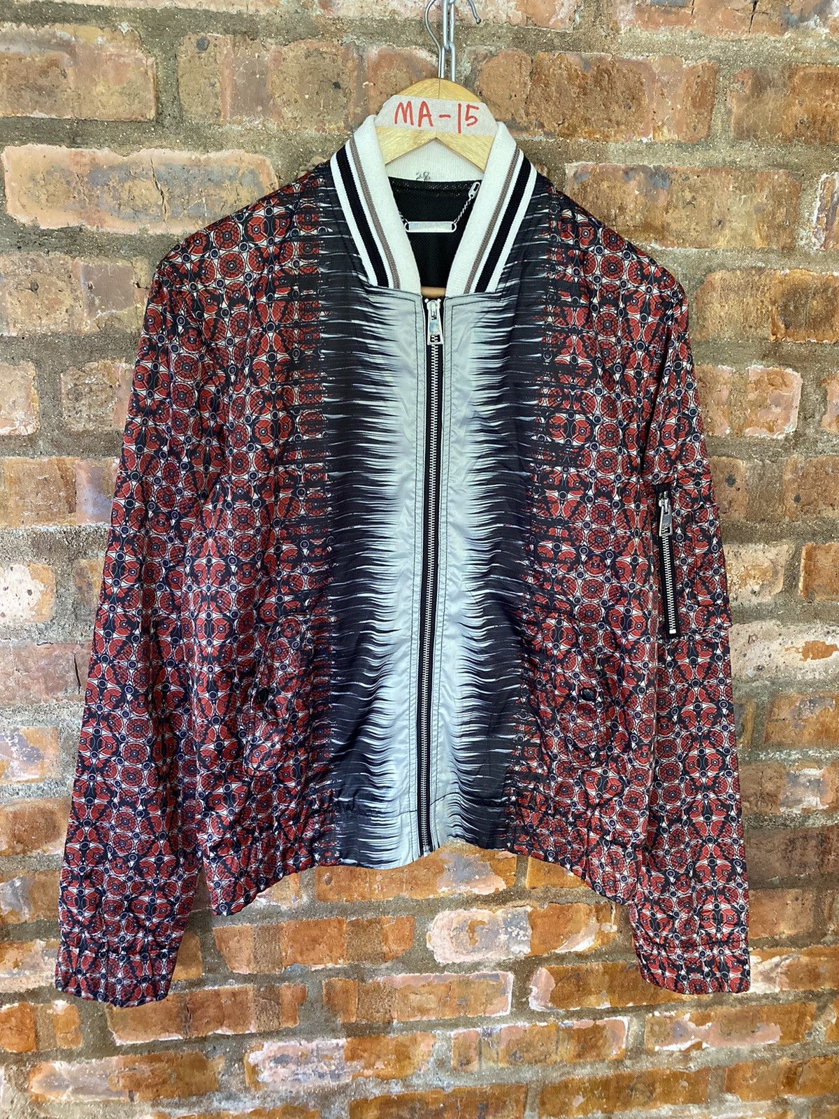 Just Cavalli 🔥 SS16 Leopard psychedelic Ligtht bomber Jacket Size US S / EU 44-46 / 1 - 3 Thumbnail