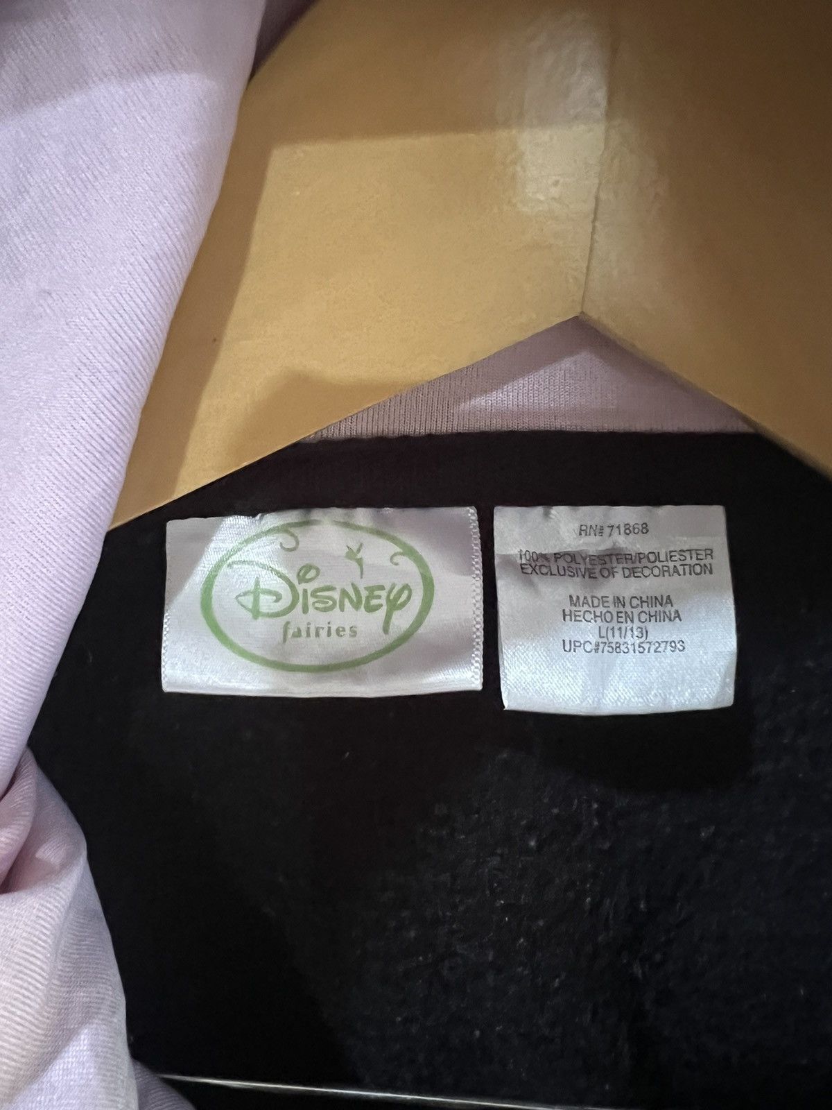 Cartoon Network 🔥Disney Fairies Tinker Bell Fleece Zipper Jacket Size US M / EU 48-50 / 2 - 11 Thumbnail